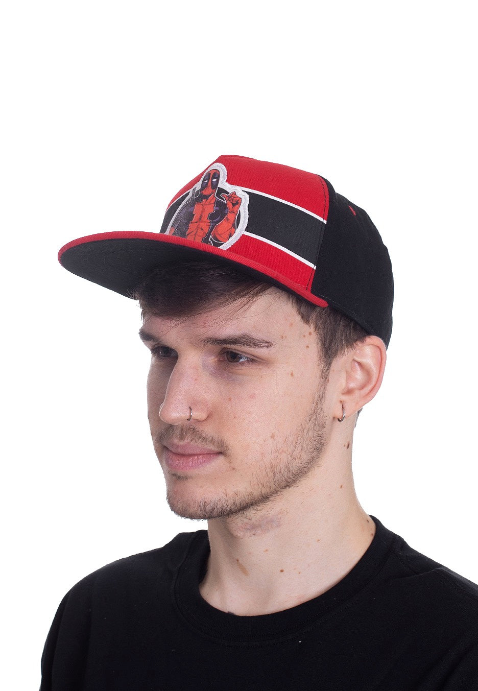 Deadpool - Stripe Comic Badge - Cap The Cheapest For Sale