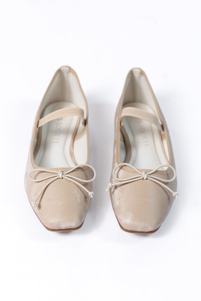 Brayden Beige Ballet Flats Free Shipping Eastbay