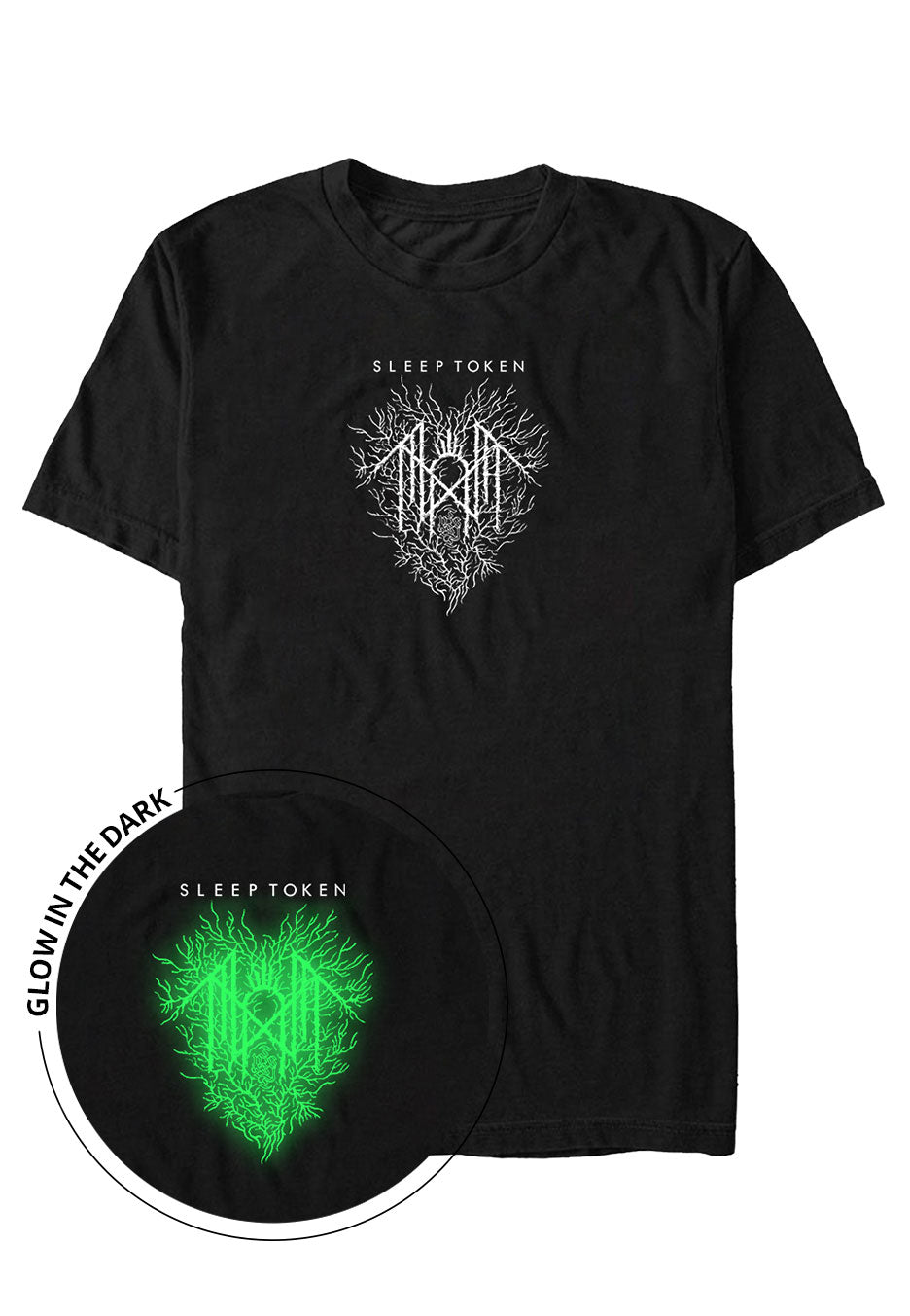 Sleep Token - Depth Logo Glow In The Dark - T-Shirt Sale New Styles