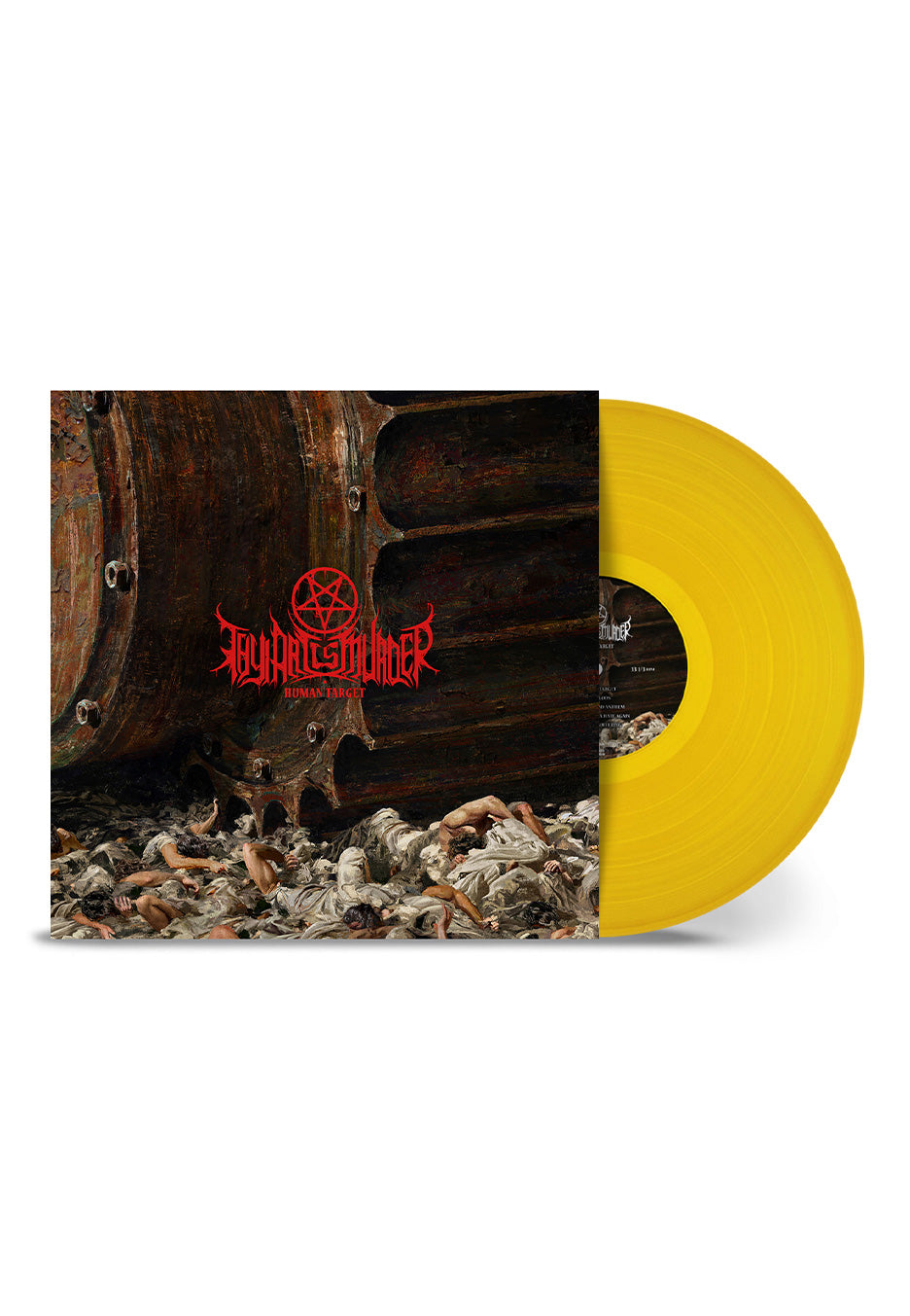 Thy Art Is Murder - Human Target Ltd. Yellow - Colored Vinyl Cheap Pice Original