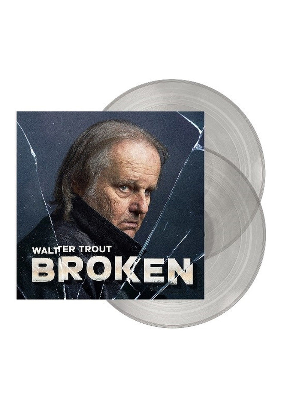 Walter Trout - Broken Ltd. Transparent - Colored 2 Vinyl Outlet Locations For Sale