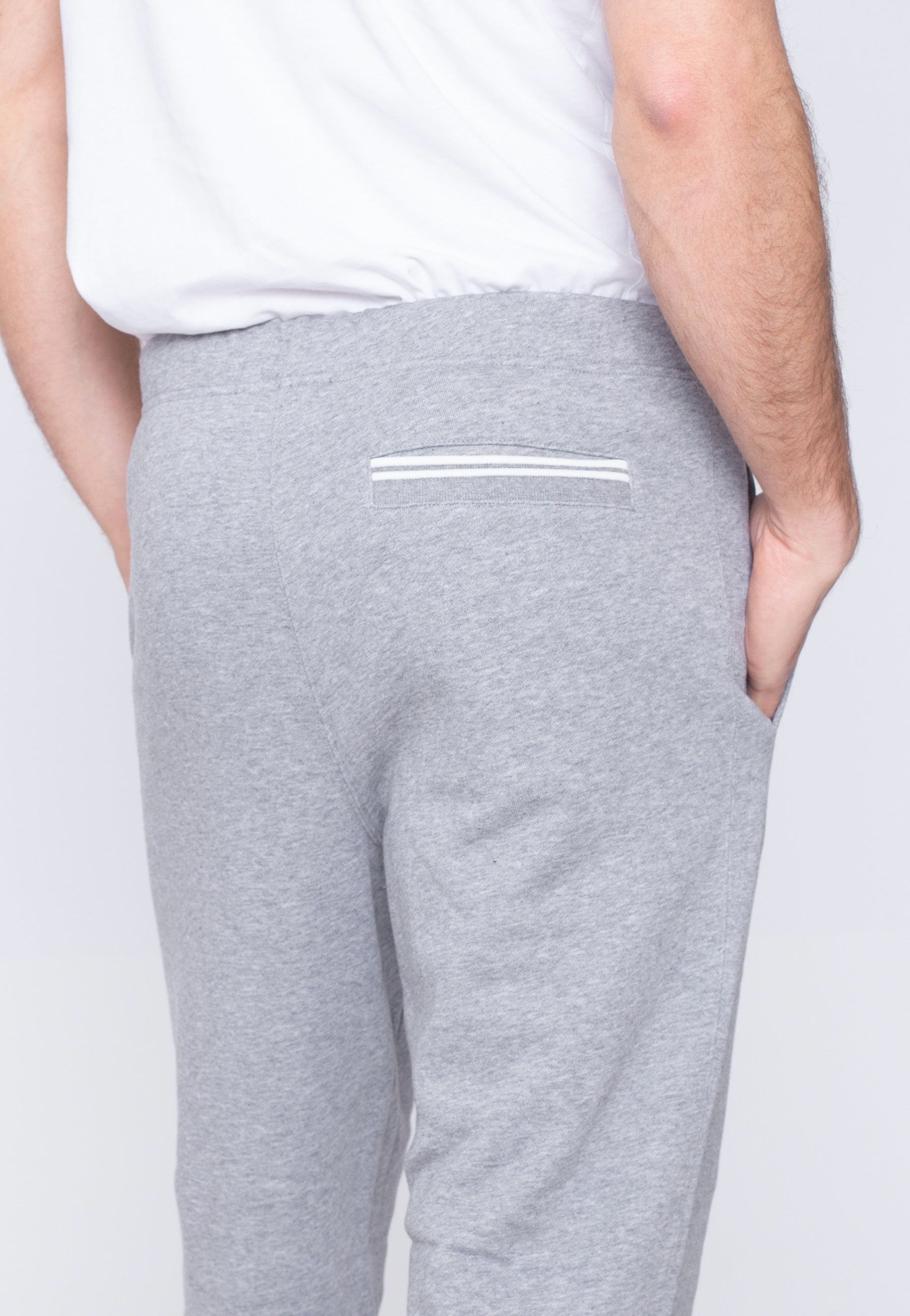 Fred Perry - Loopback Steel Marl - Sweat Pants Visit For Sale