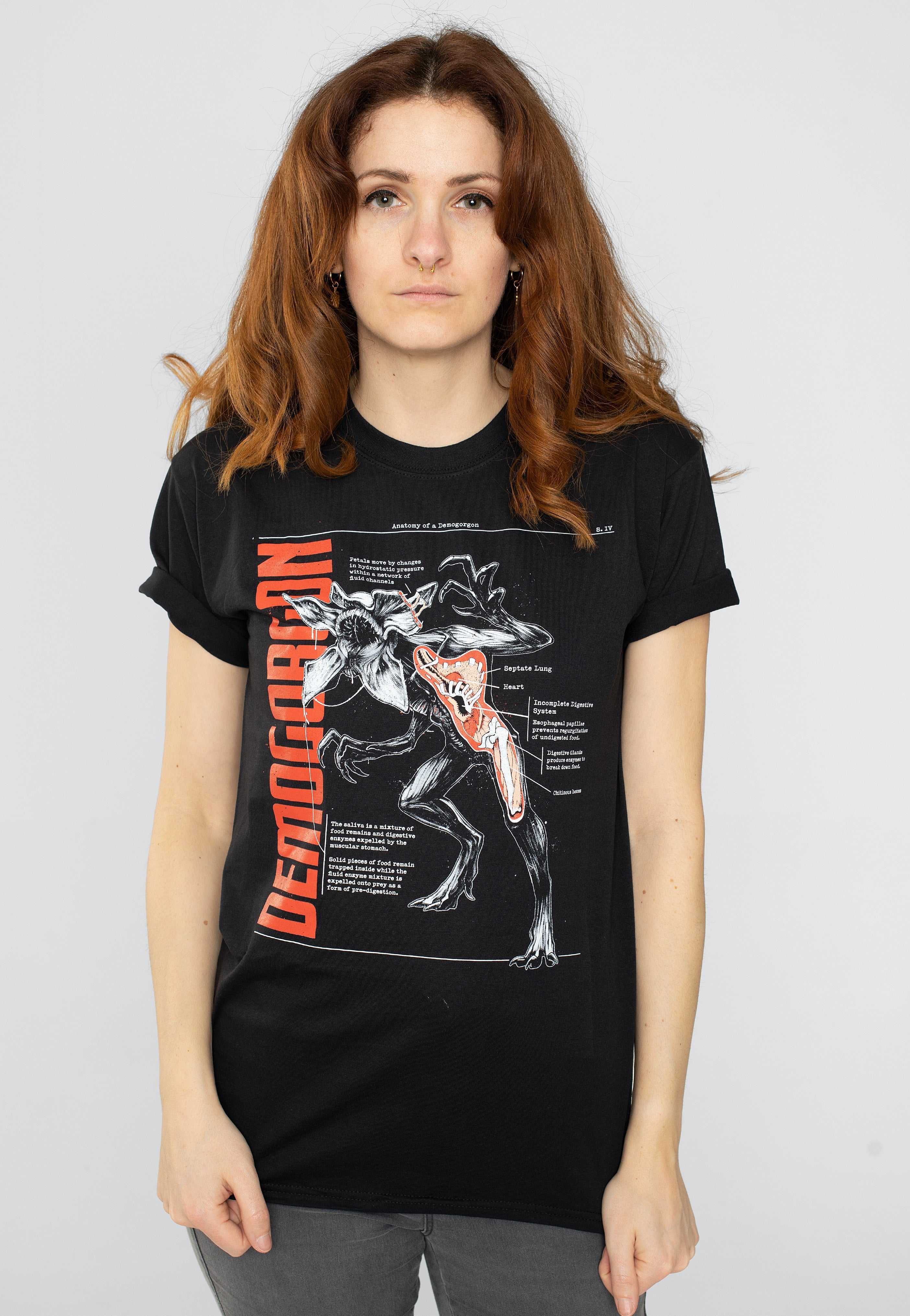 Stranger Things - Anatomy Of A Demogorgon - T-Shirt Clearance Good Selling