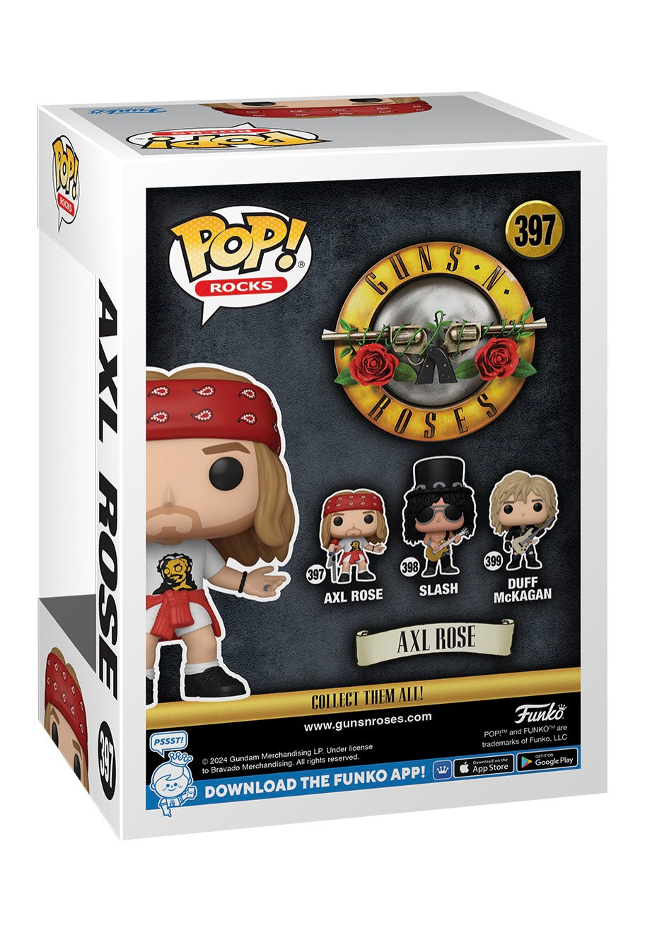 Guns N' Roses - Axl Rose (1992) w/ Chase POP! Vinyl - Funko Pop