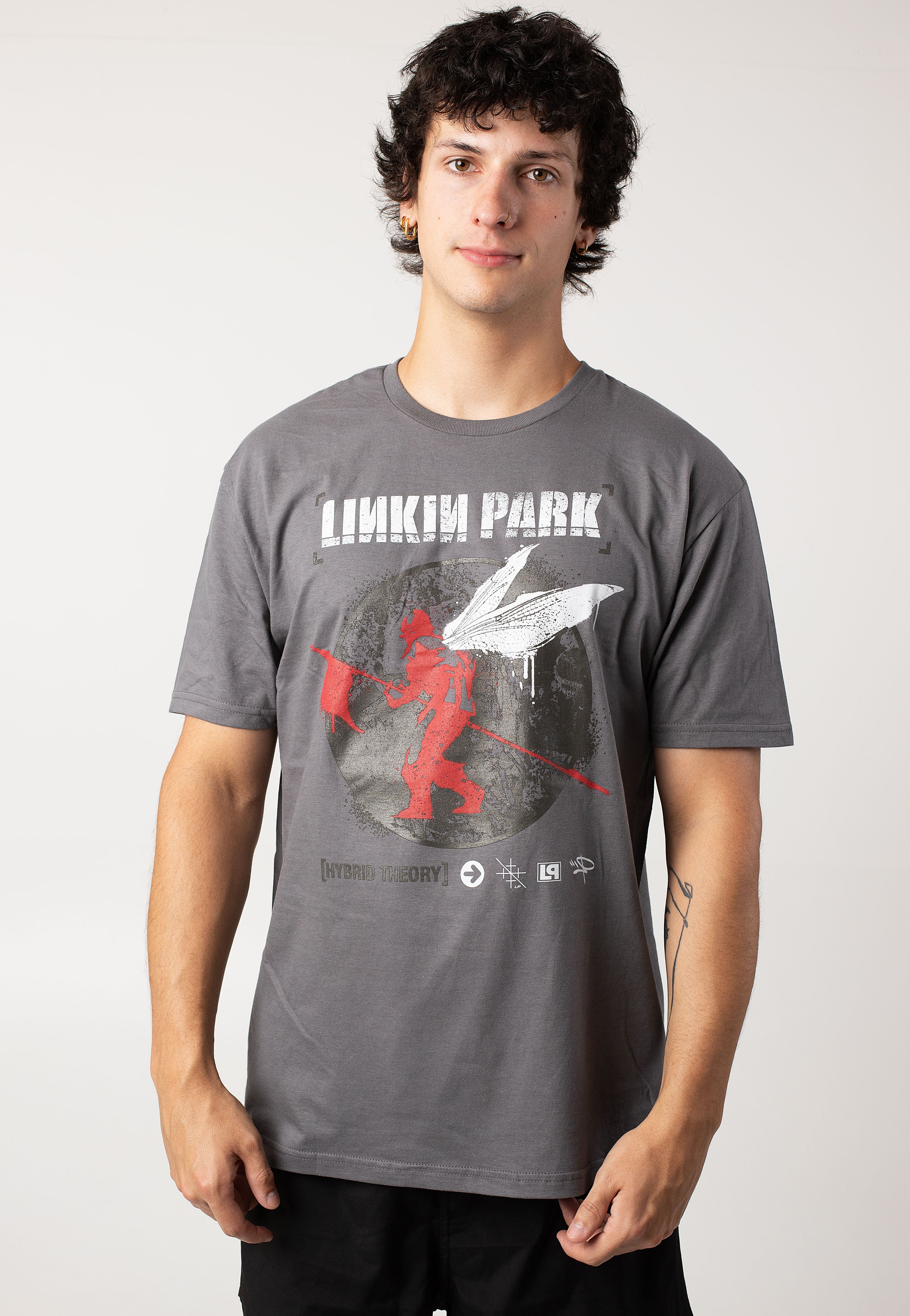 Linkin Park - Hybrid Theory Charcoal - T-Shirt Cheap With Credit Card