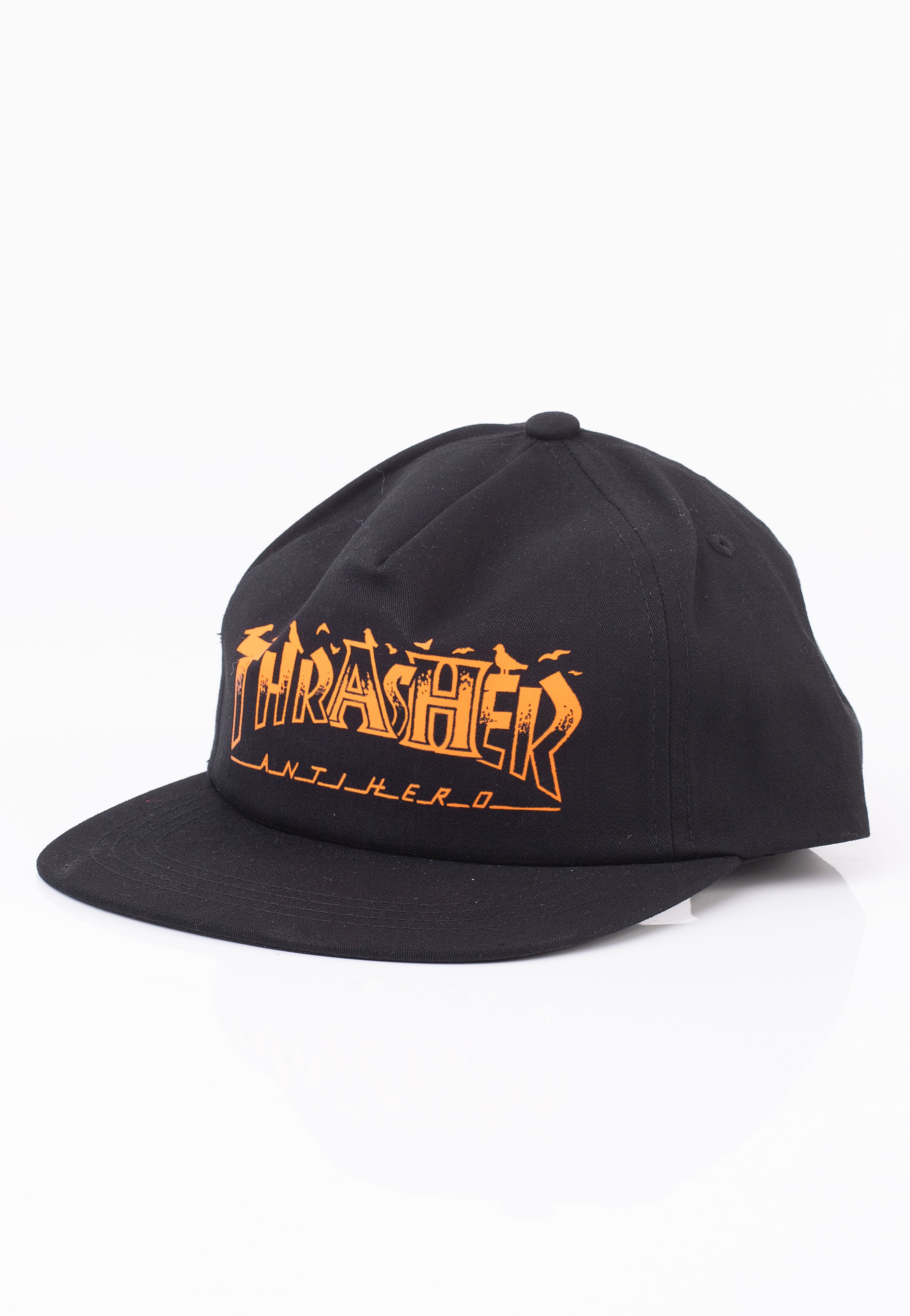 Thrasher x Antihero - Pigeon Mag Black - Cap Cheap Sale Reliable