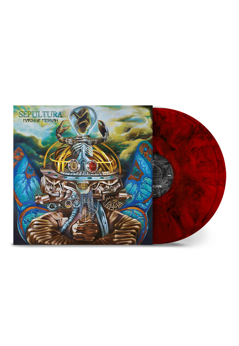 Sepultura - Machine Messiah (40th Anniversary Edition) Ltd. Ruby Red - Marbled 2 Vinyl Discount Store