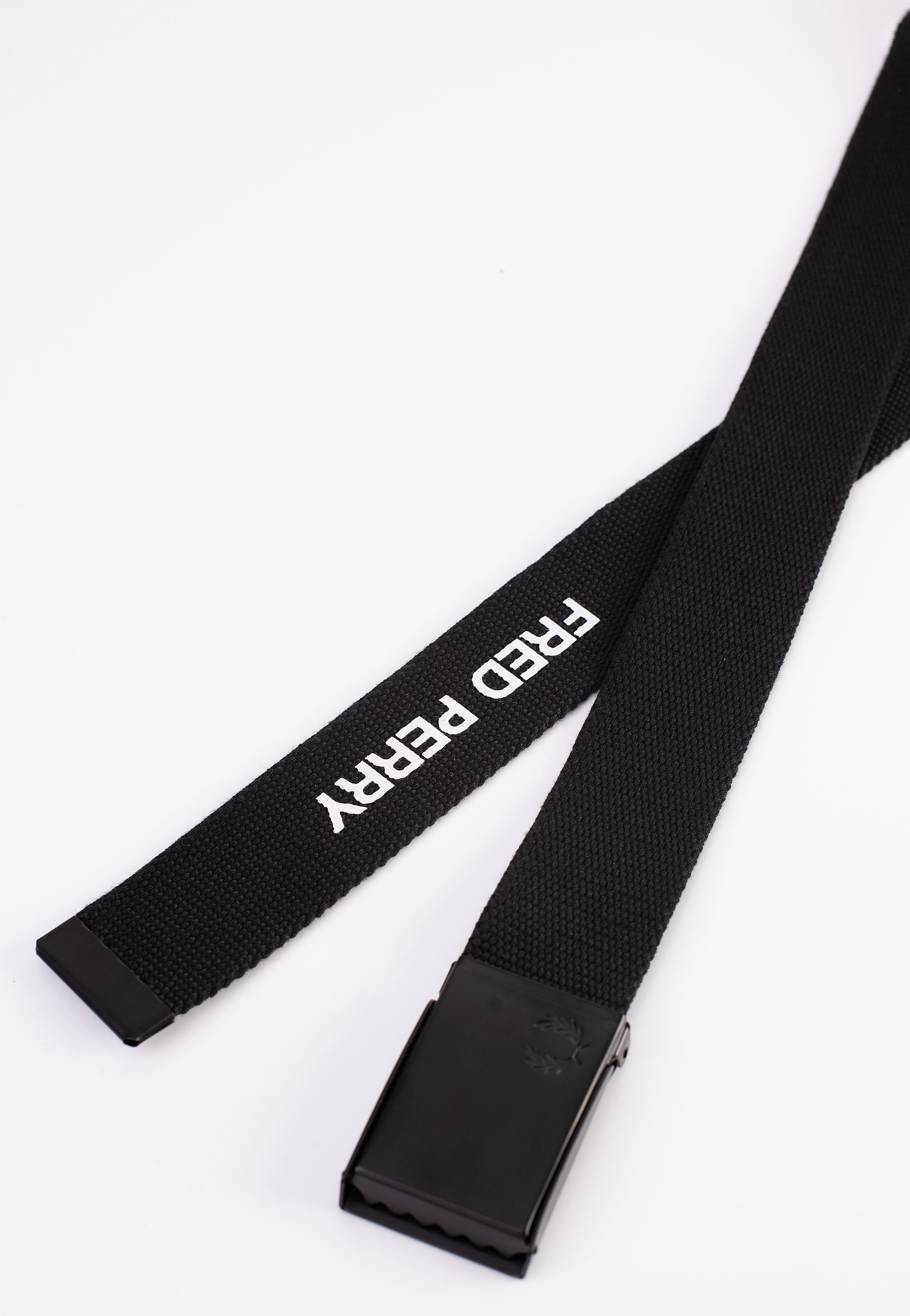 Fred Perry - Webbing Branded Black - Belt Cheapest