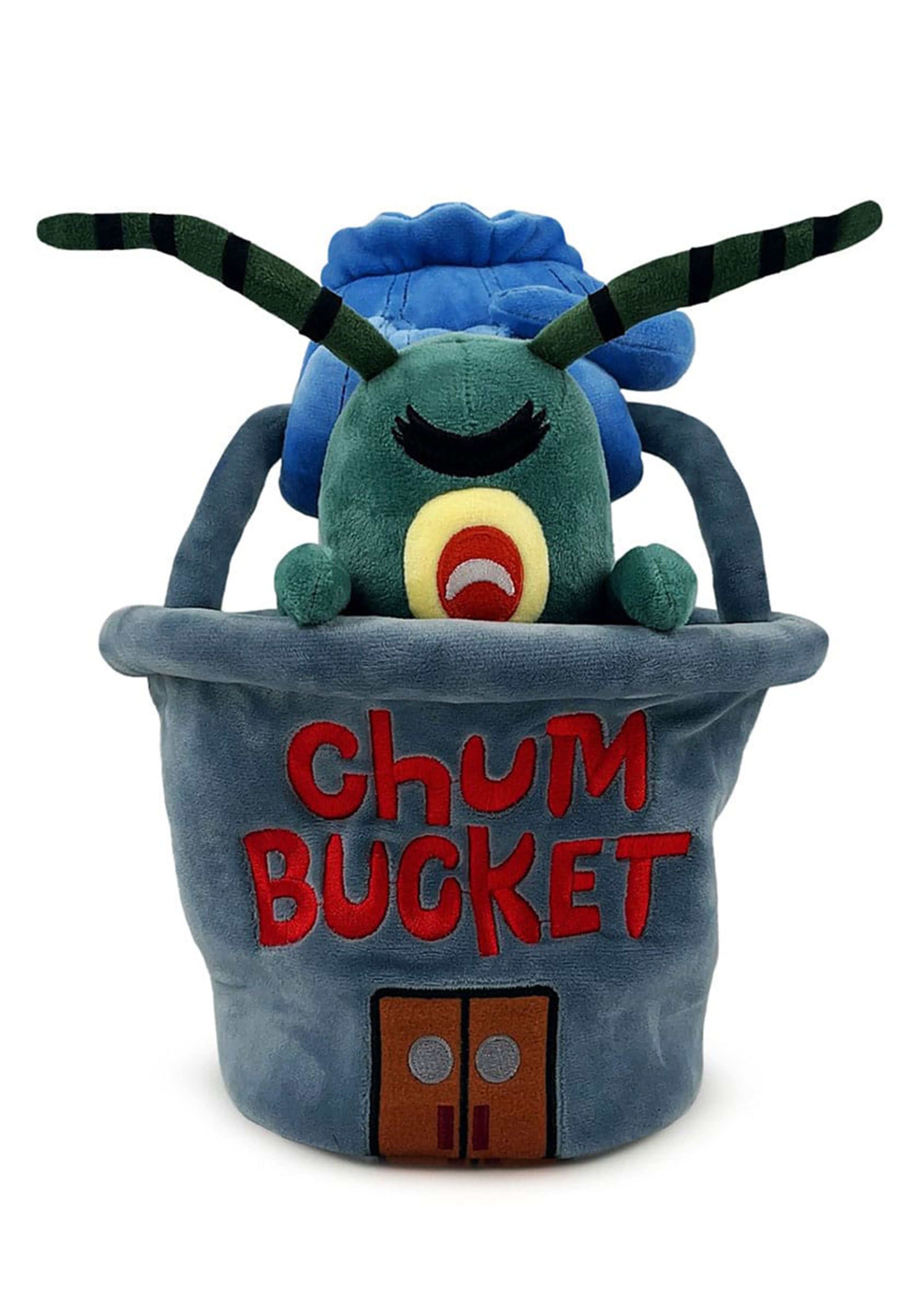 SpongeBob SquarePants - Plankton Chum Bucket - Soft Toy Free Shipping Real