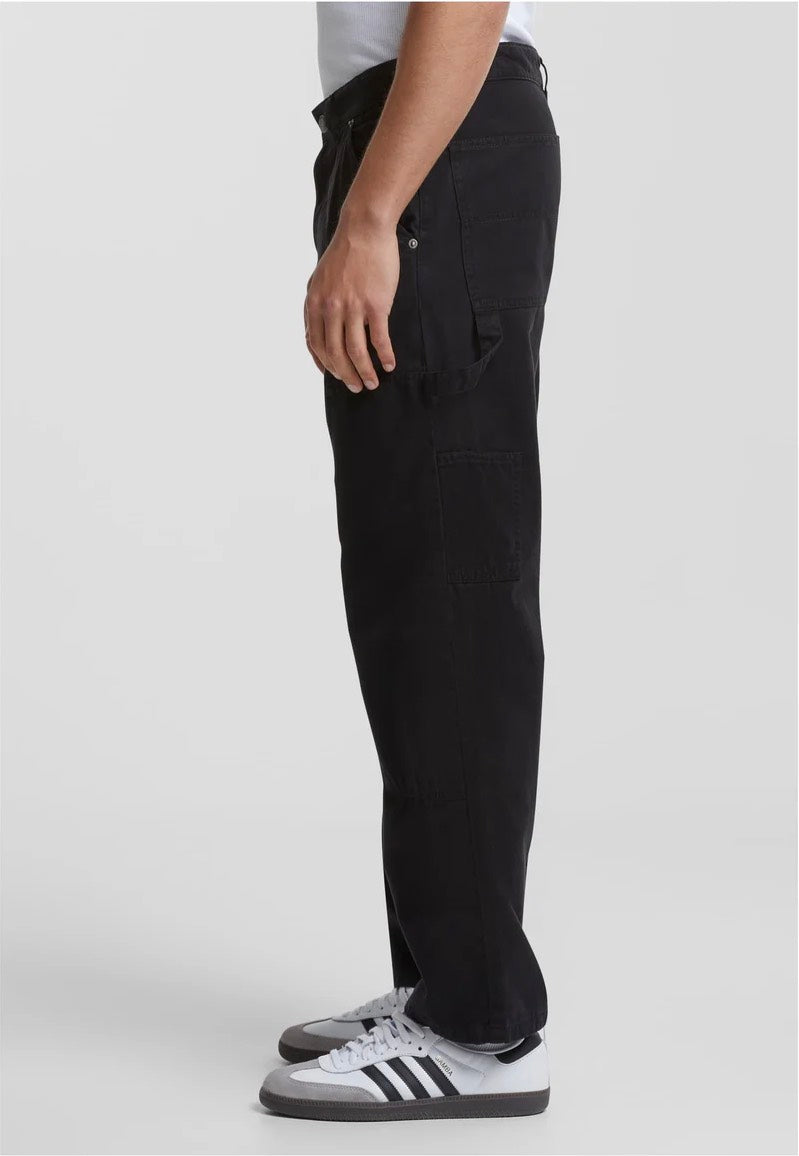 Urban Classics - Twill Double Knee Black - Pants Visit New Online