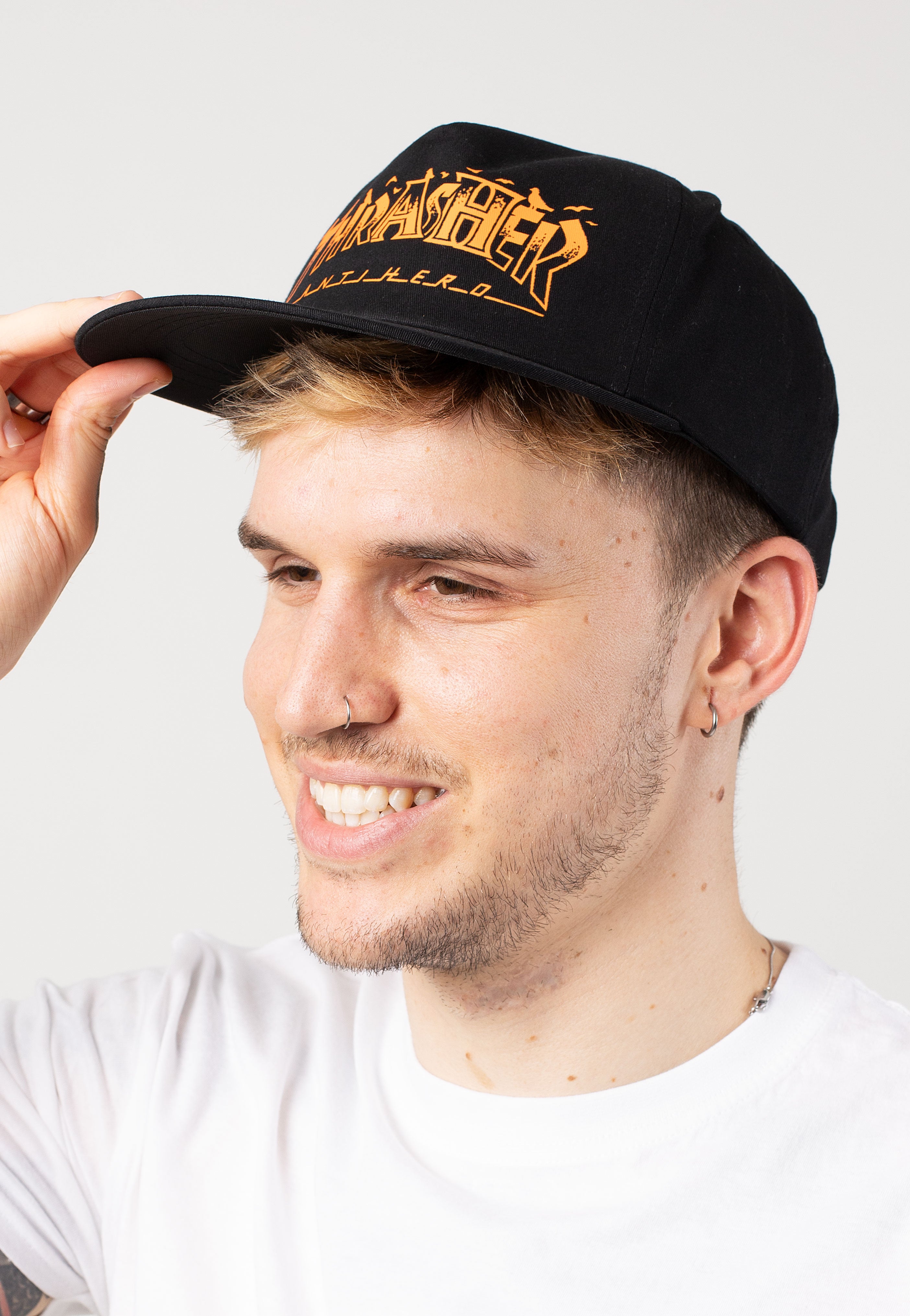 Thrasher x Antihero - Pigeon Mag Black - Cap Cheap Sale Reliable