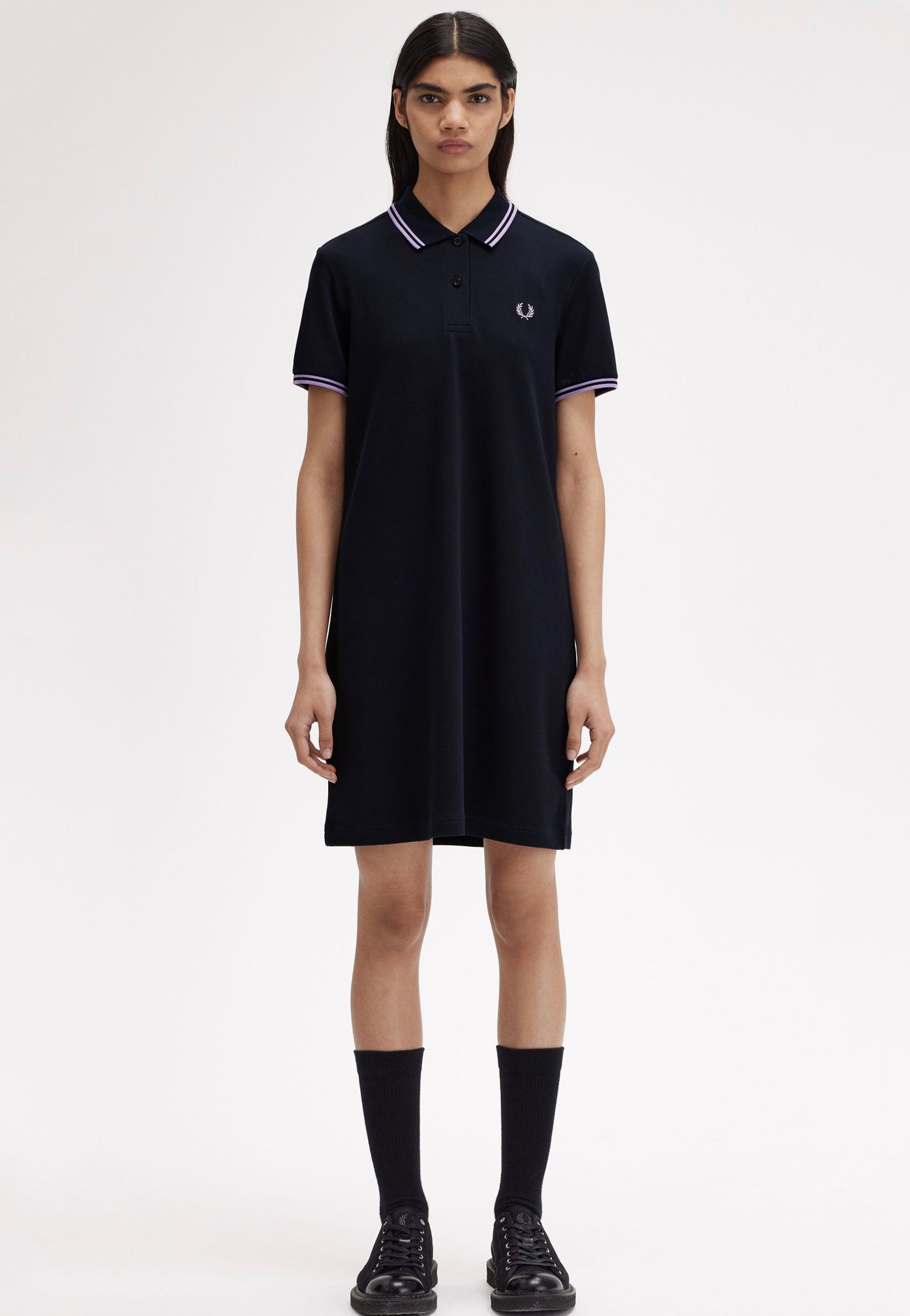 Fred Perry - Twin Tipped Navy/Ultra Violet/Ultra Violet - Dress Cheap Best Wholesale