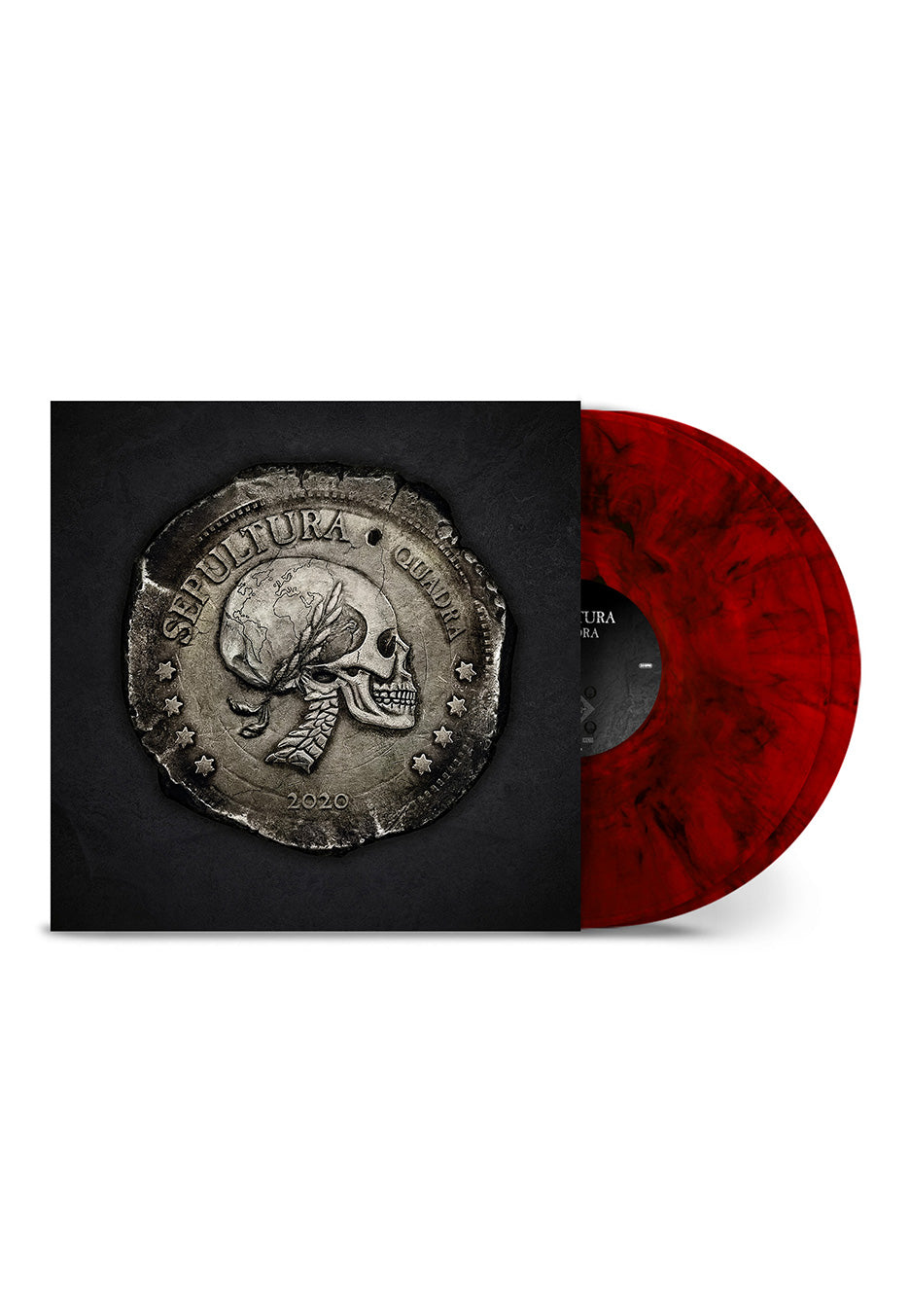 Sepultura - Quadra (40th Anniversary Edition) Ltd. Ruby Red - Marbled 2 Vinyl Cheap Low Shipping