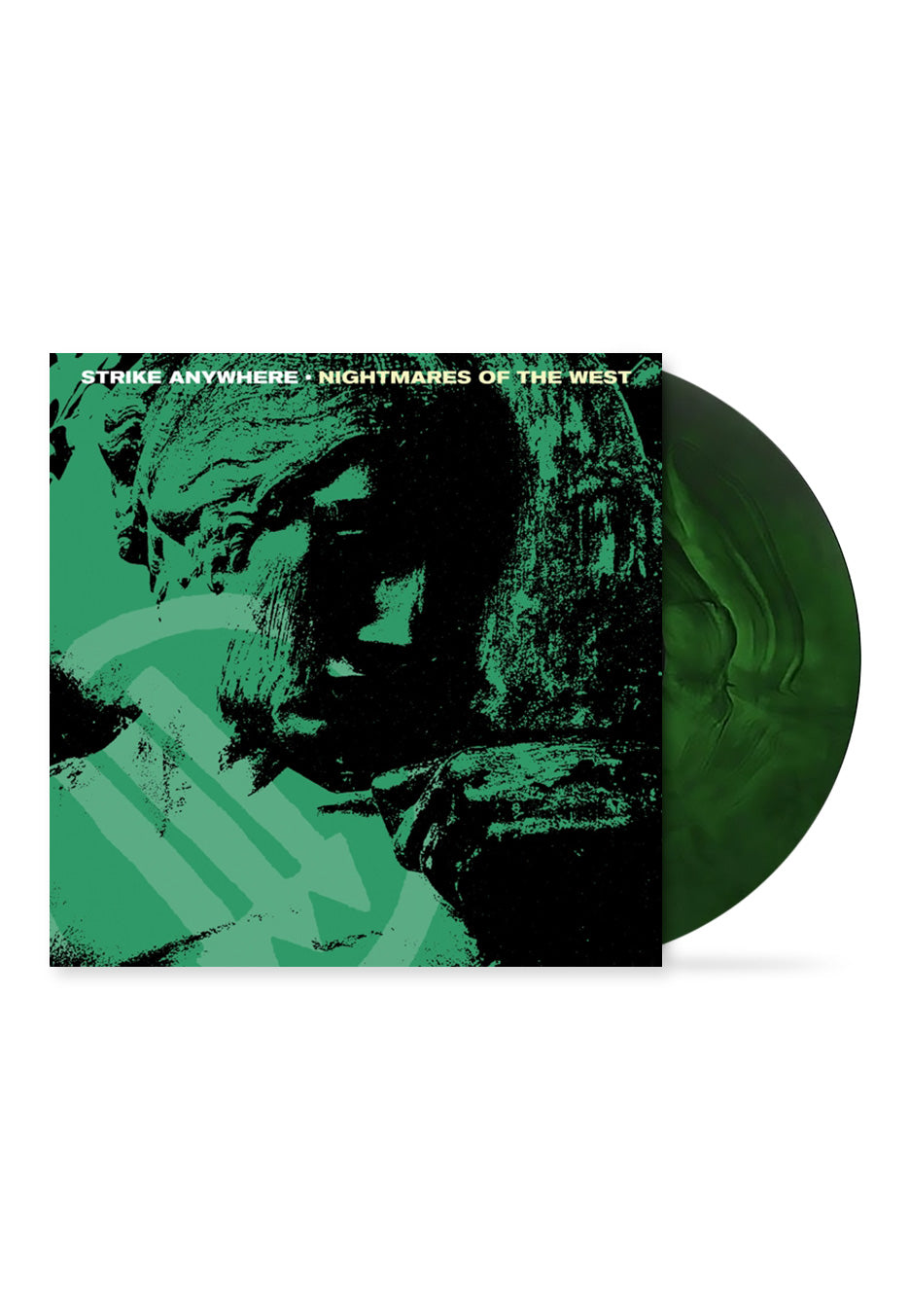 Strike Anywhere - Nightmares Of The West Swamp Green Doublemint Galaxy - Colored Vinyl Outlet Shop Offer