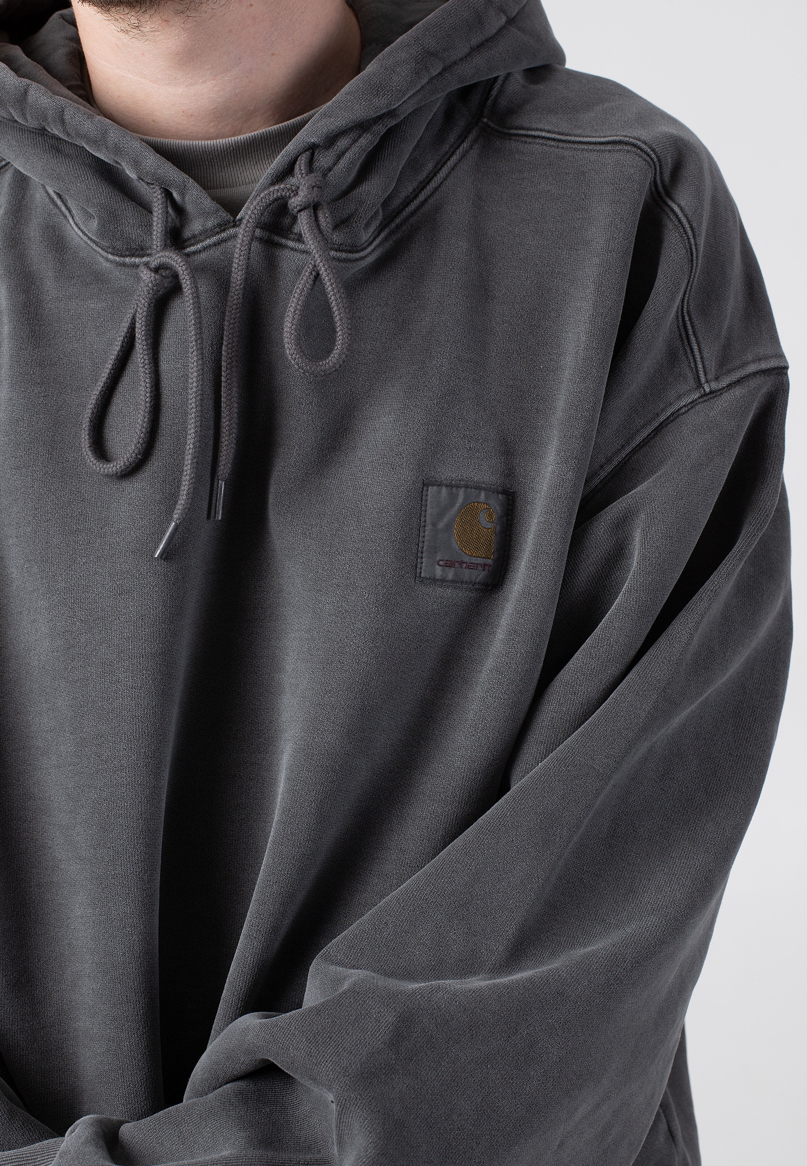 Carhartt WIP - Hooded Vista Garment Dyed Graphite - Hoodie Marketable