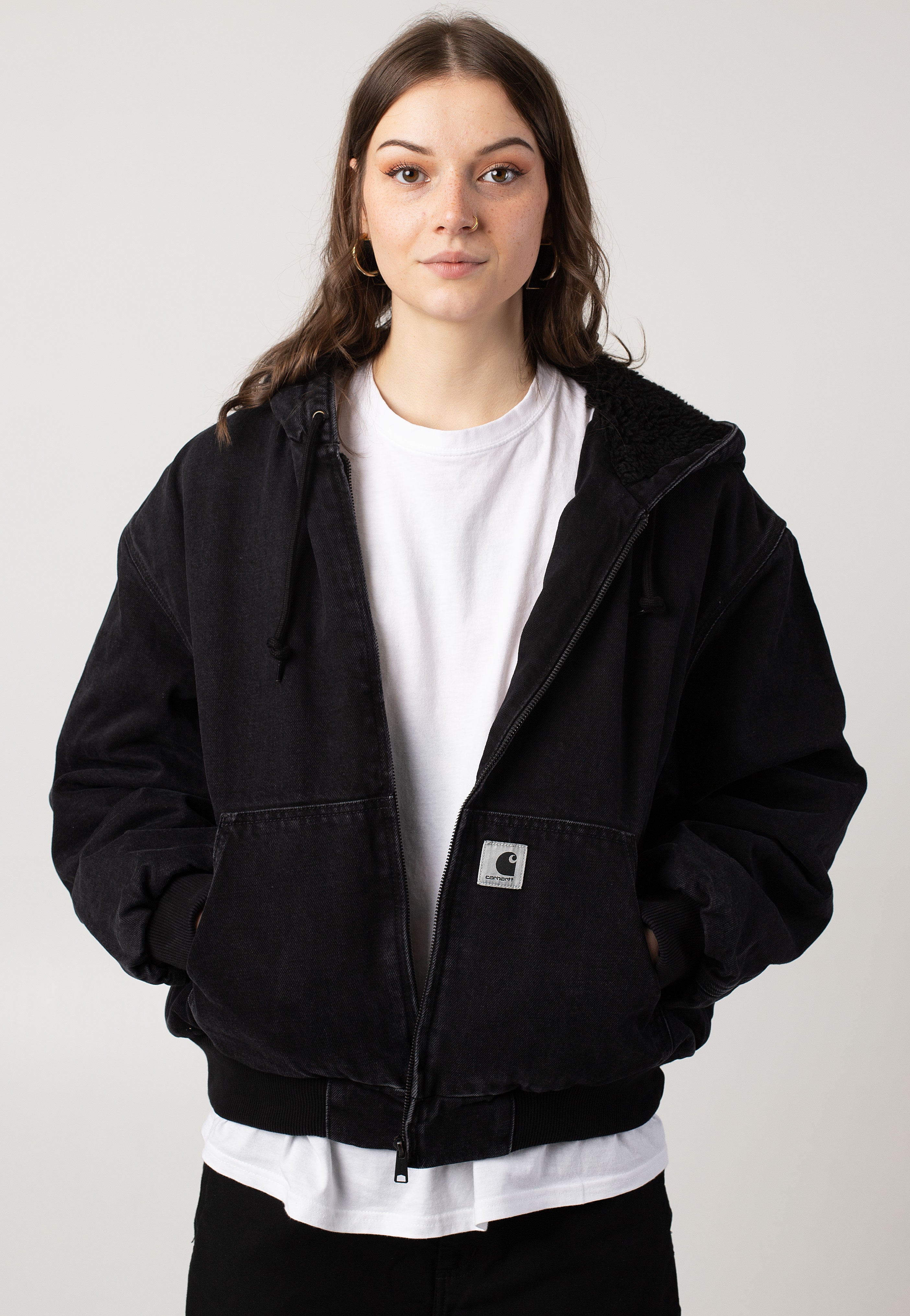 Carhartt WIP - W' Og Active Stone Washed Black - Jeans Jacket