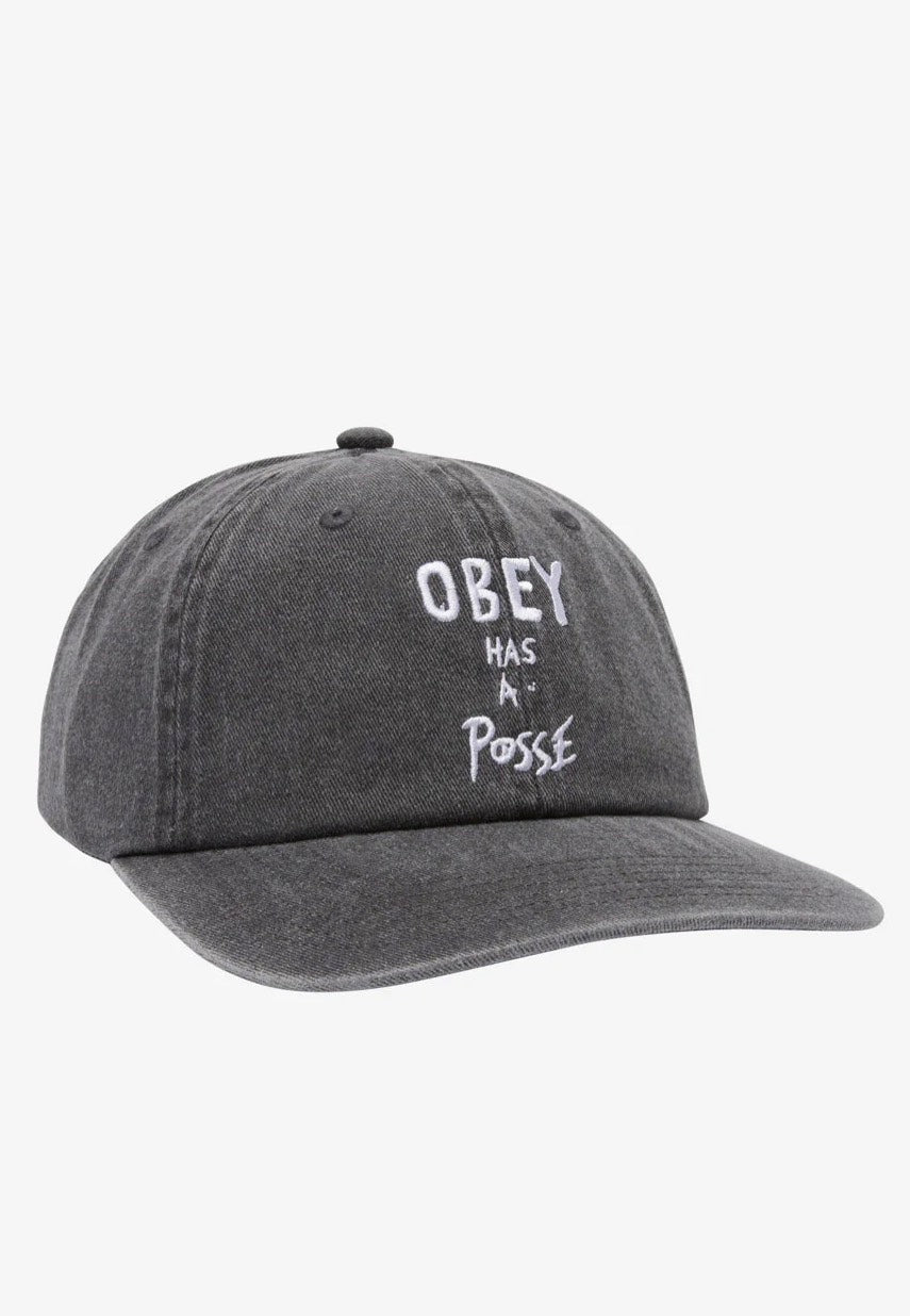 Obey - Pigment Posse Black - Cap Looking For