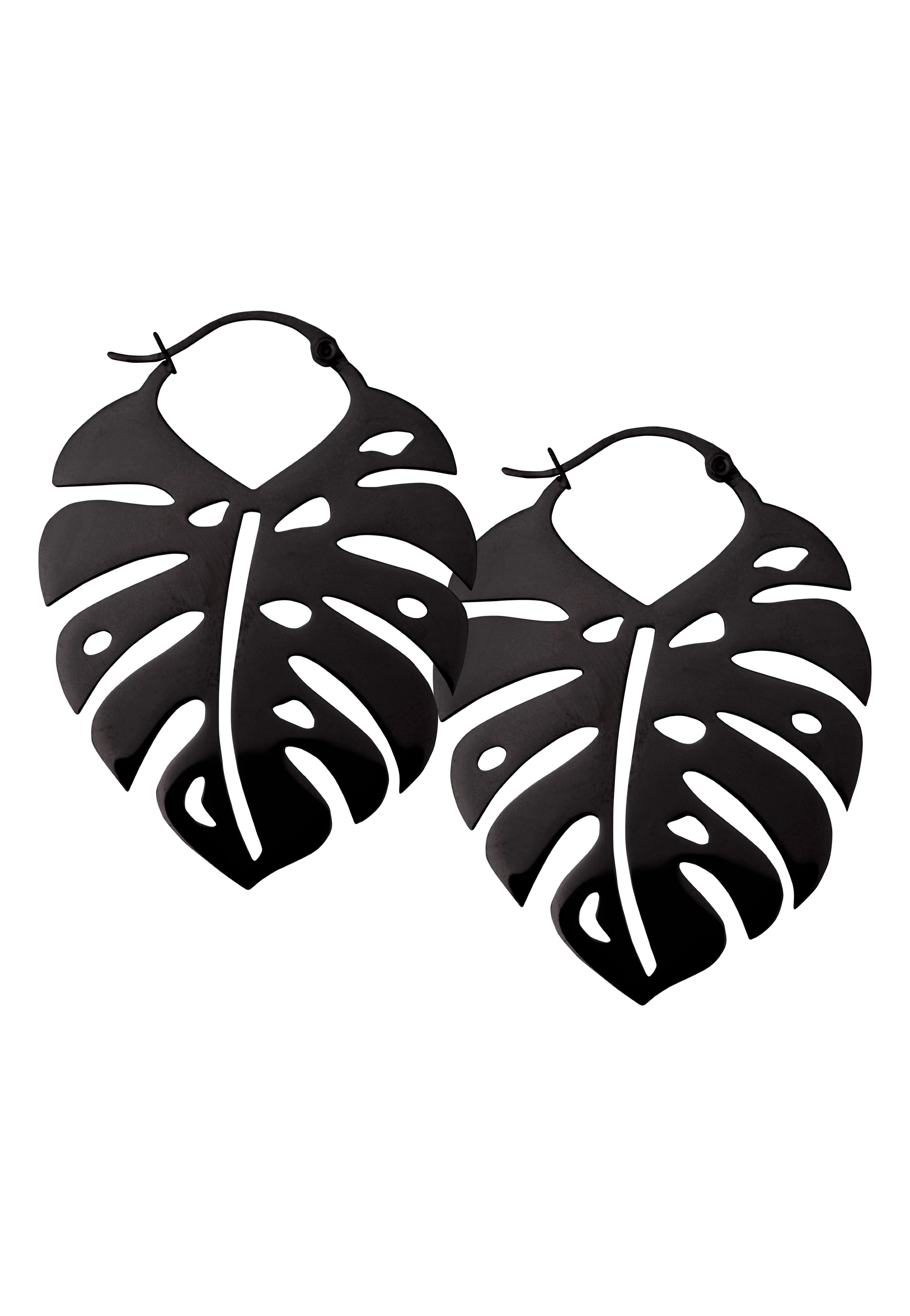 Wildcat - Monstera Leaf - Earrings Free Shipping Cheap