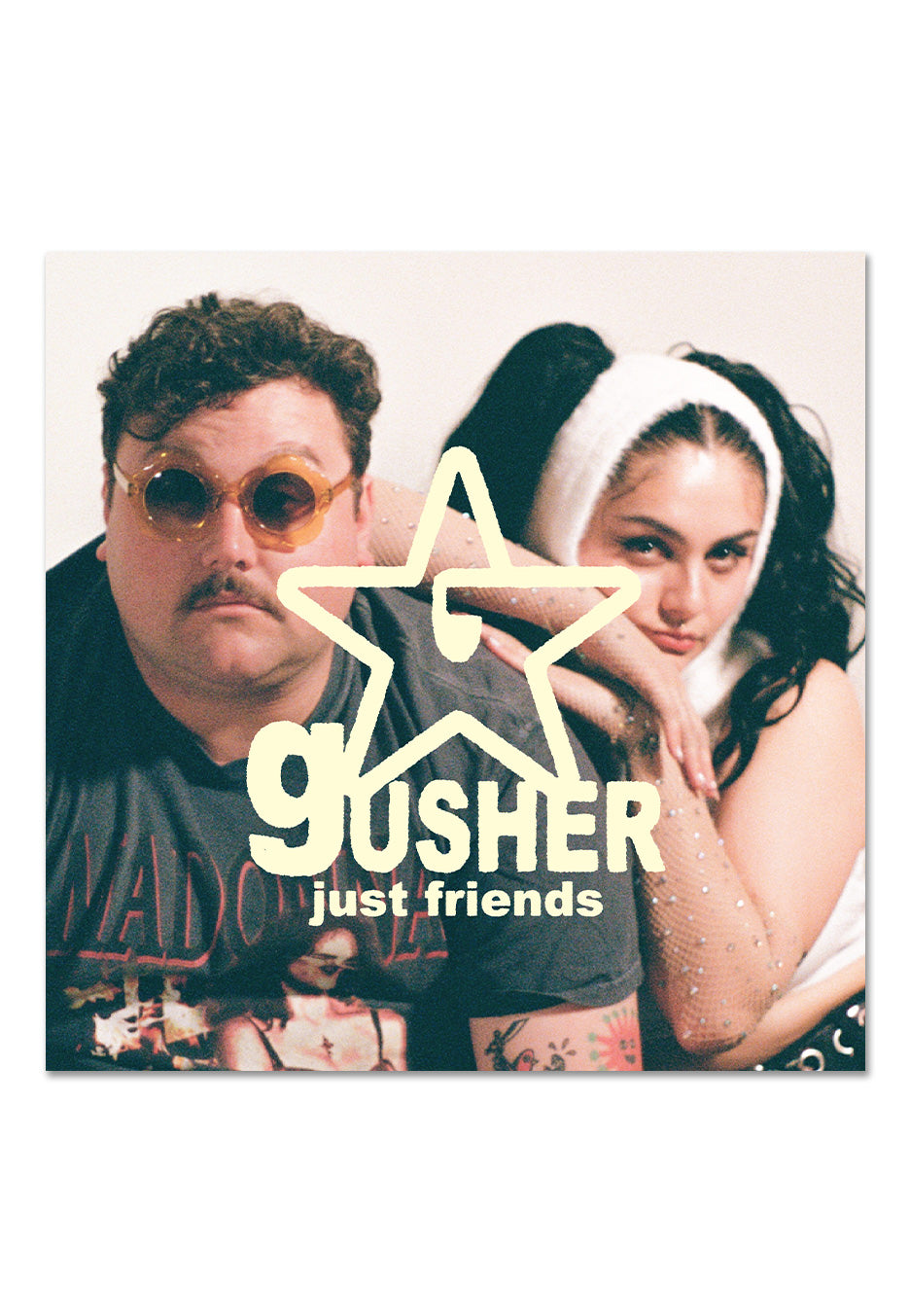 Just Friends - Gusher Ltd. Orange/White Bone Galaxy - Colored Vinyl Outlet Best Seller