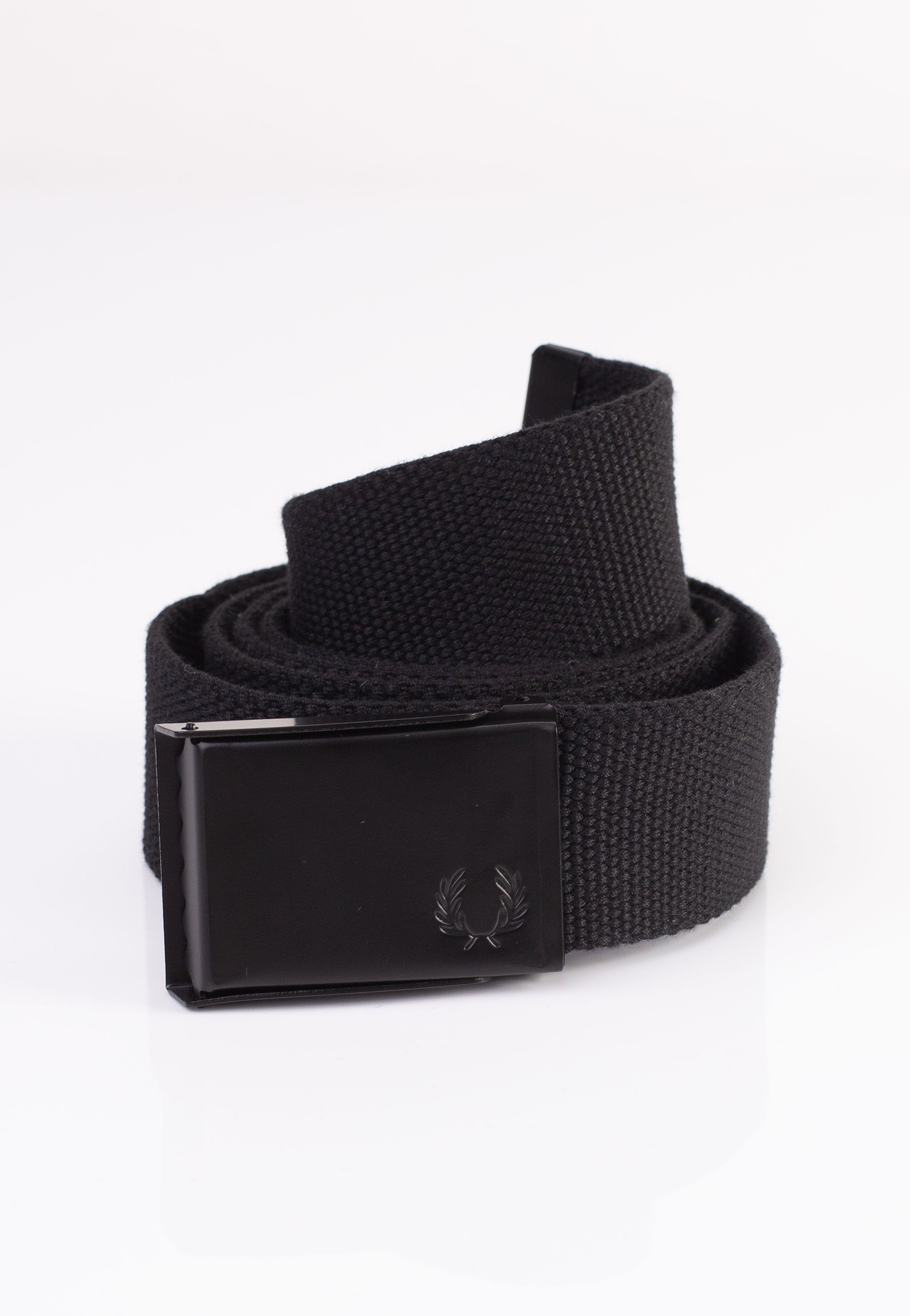 Fred Perry - Webbing Branded Black - Belt Cheapest