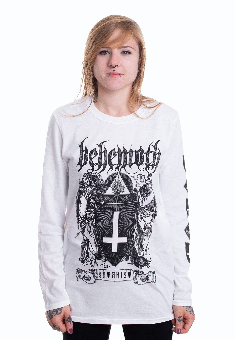 Behemoth - The Satanist White - Longsleeve Authentic