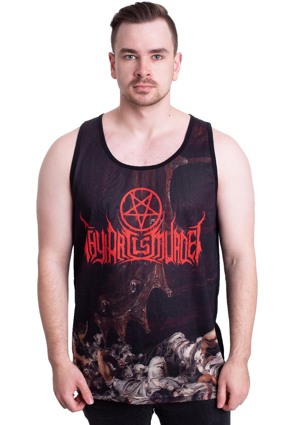 Thy Art Is Murder - Human Target Allover - Tank Many Kinds Of Cheap Online