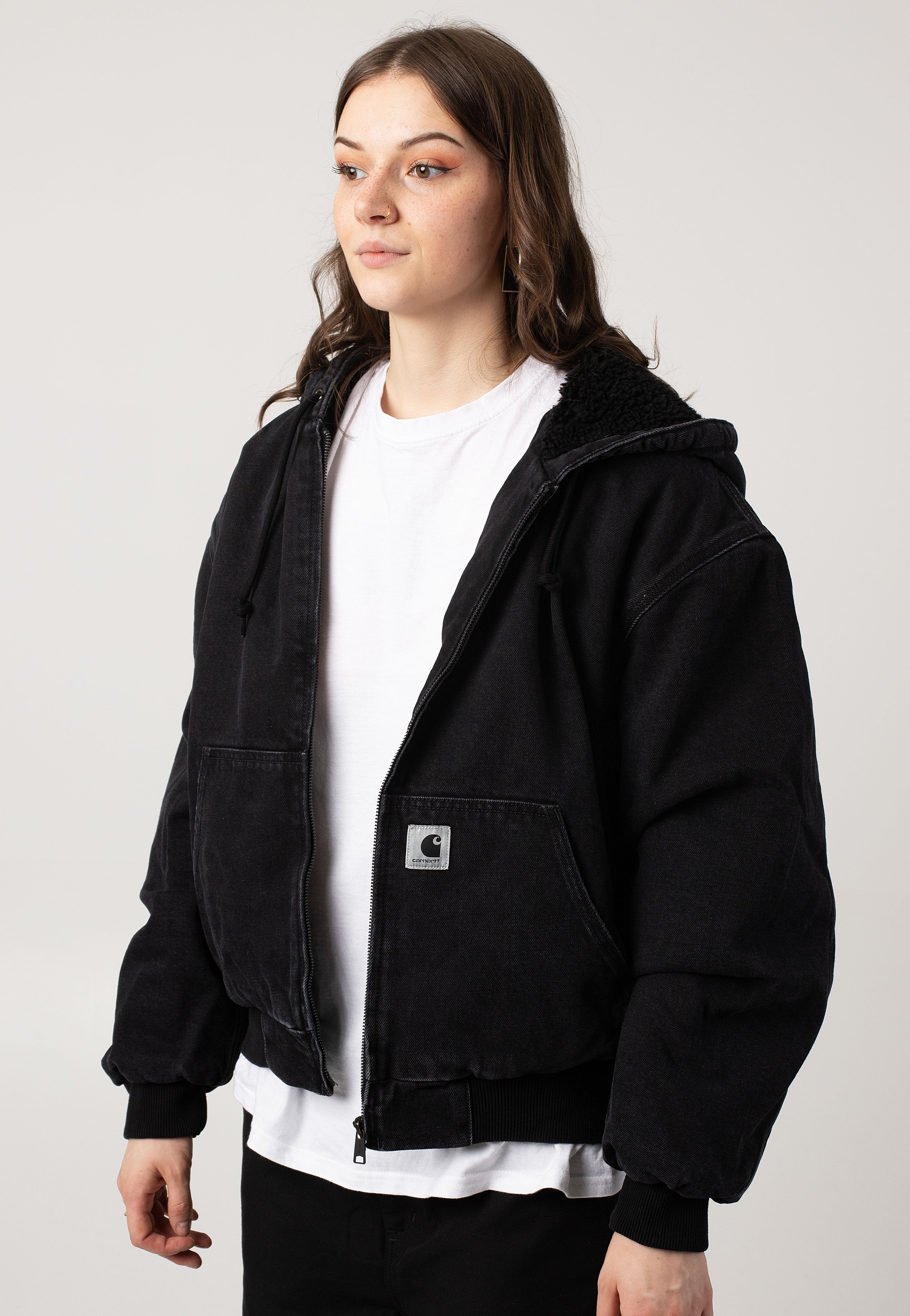 Carhartt WIP - W' Og Active Stone Washed Black - Jeans Jacket