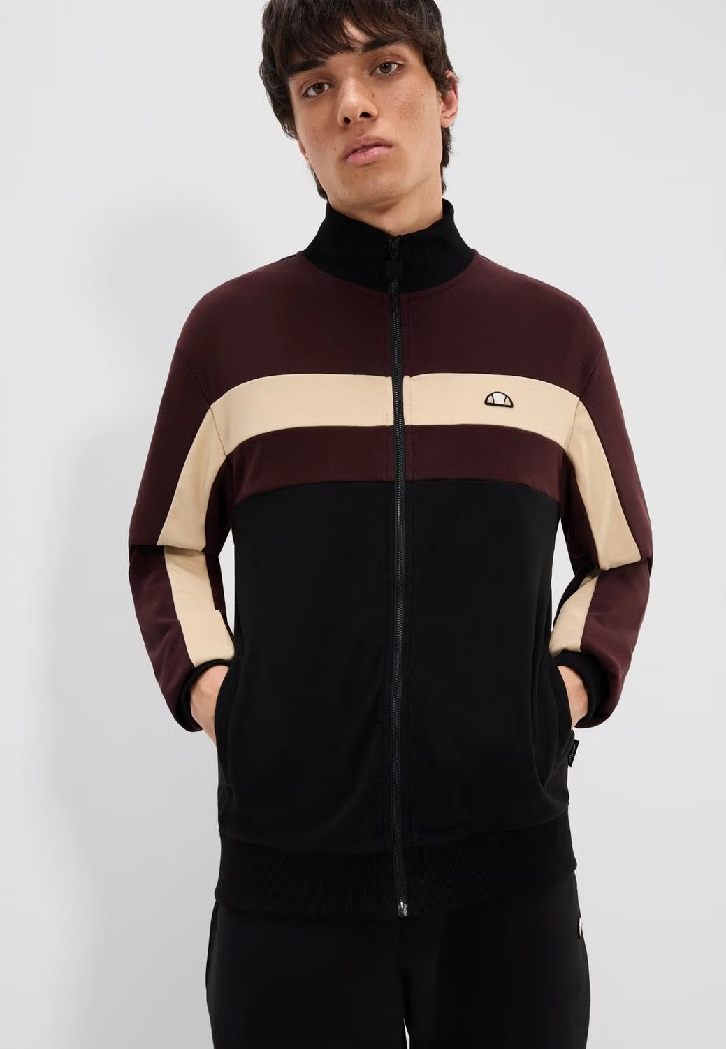 Ellesse - Anzios Track Brown/Black - Track Jacket With Credit Card