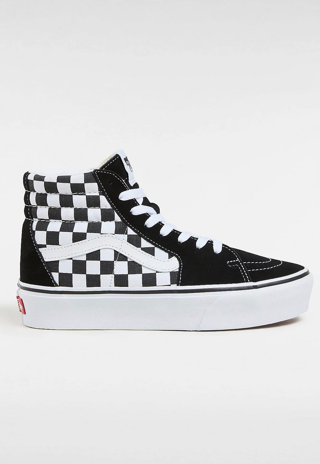 Vans - Sk8 Hi Platform 2.0 Checkerboard/True White - Girl Shoes Amazing Pice