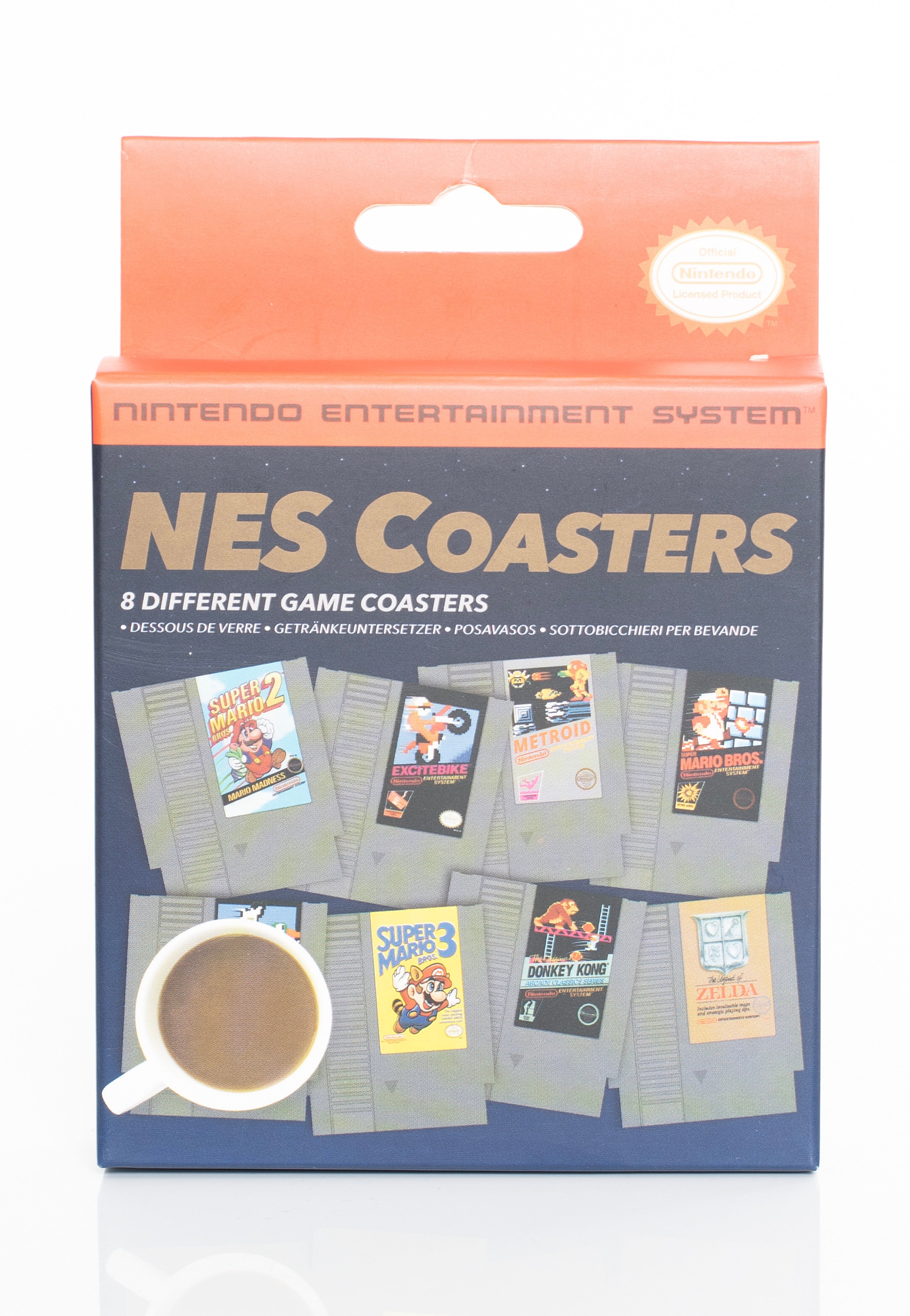 Nintendo - NES Cartridge Pack Of 8 - Coaster Shop Offer Online