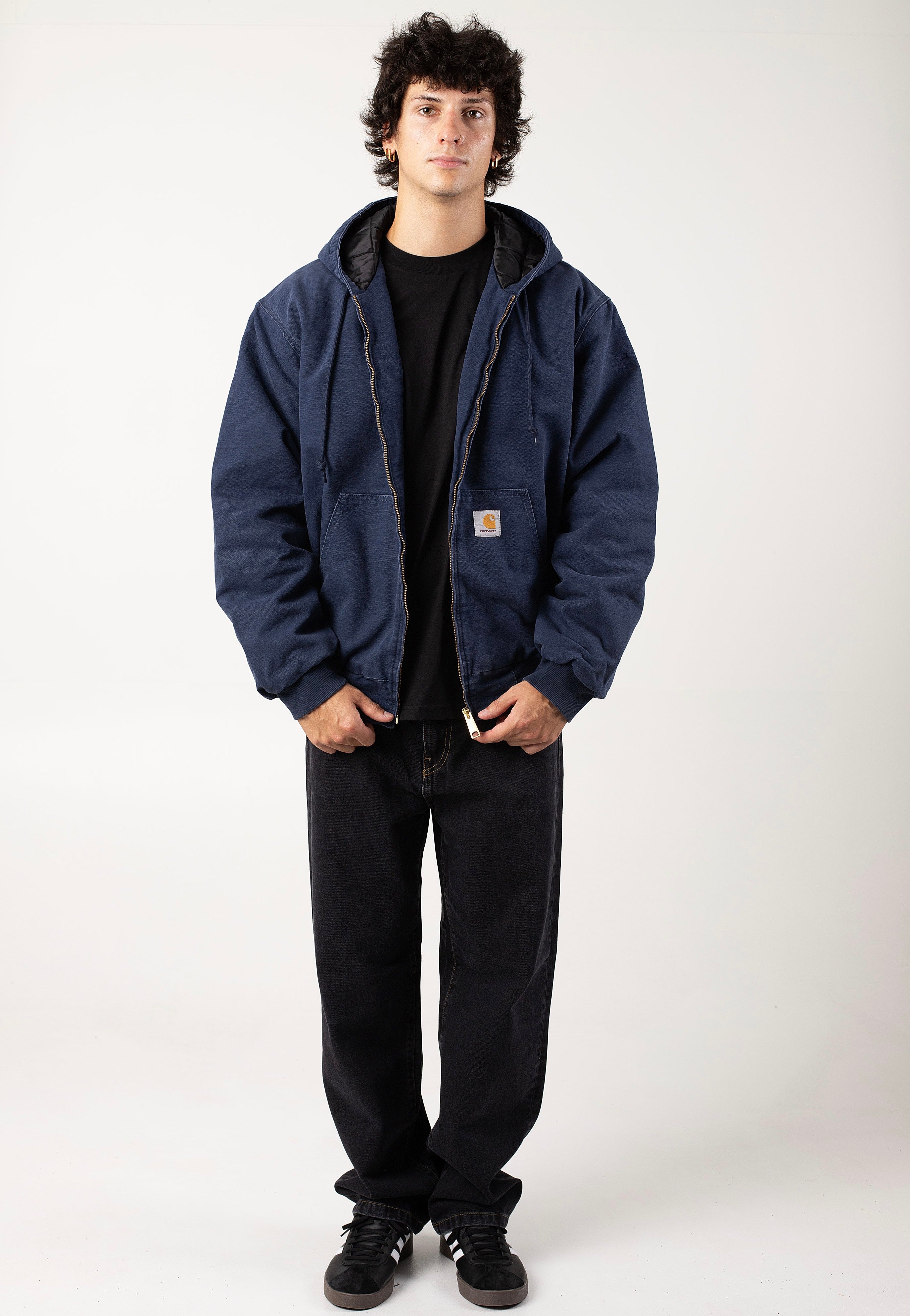 Carhartt WIP - Og Active Aged Canvas Air Force Blue - Jacket For Cheap