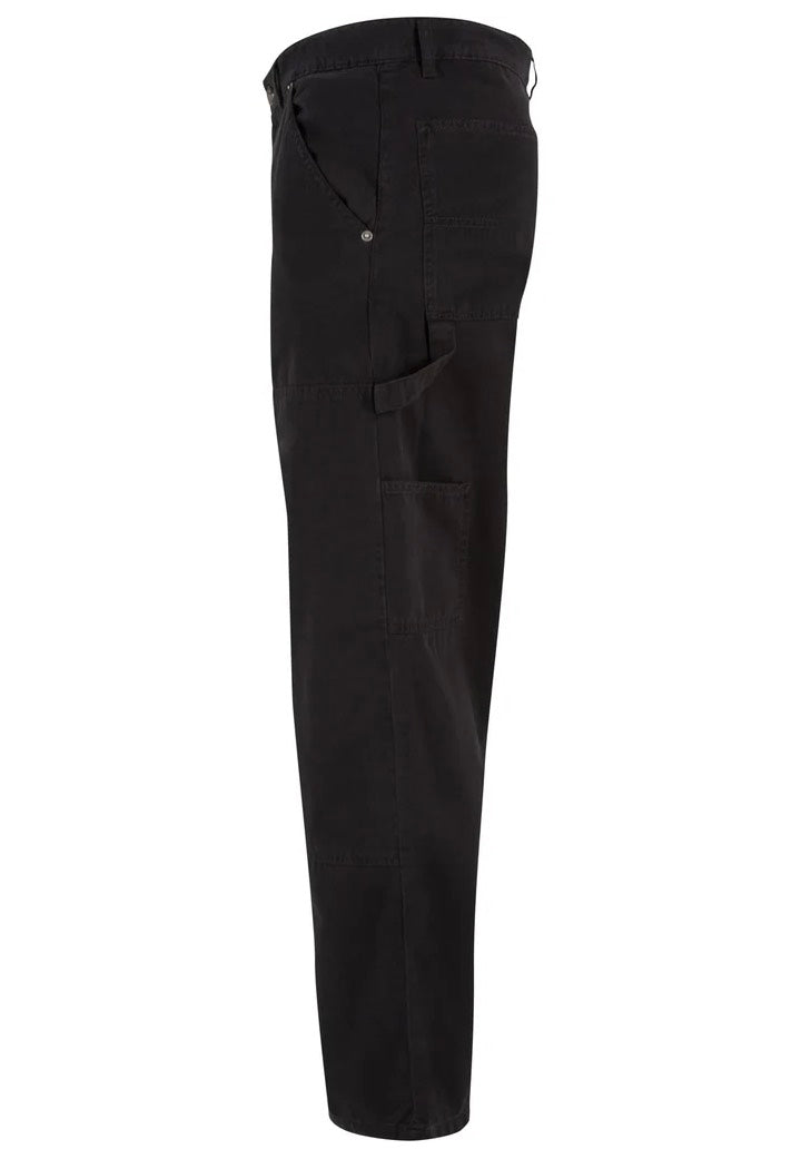 Urban Classics - Twill Double Knee Black - Pants Visit New Online