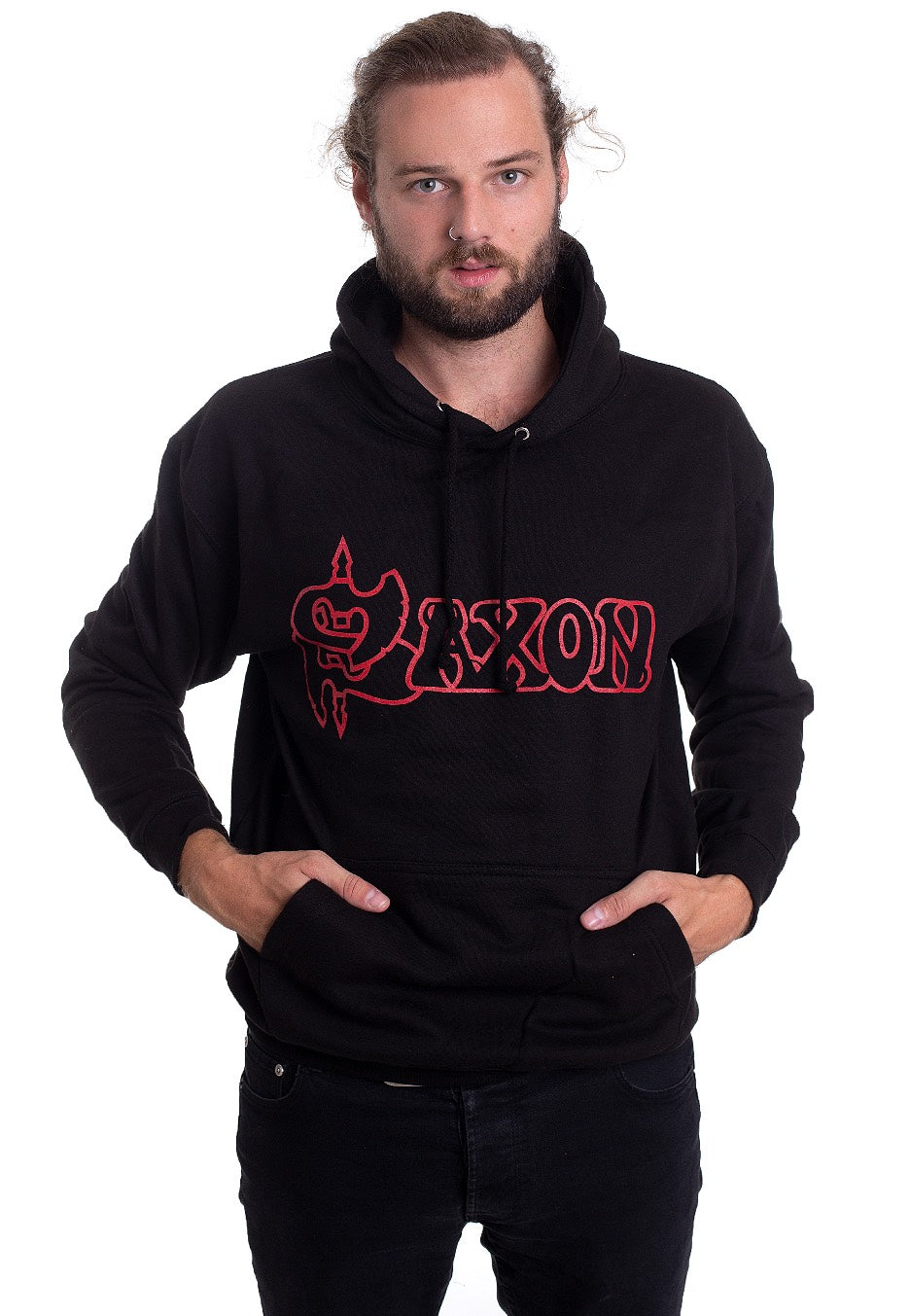 Saxon - Denim And Leather - Hoodie Buy Cheap 100% Guaranteed