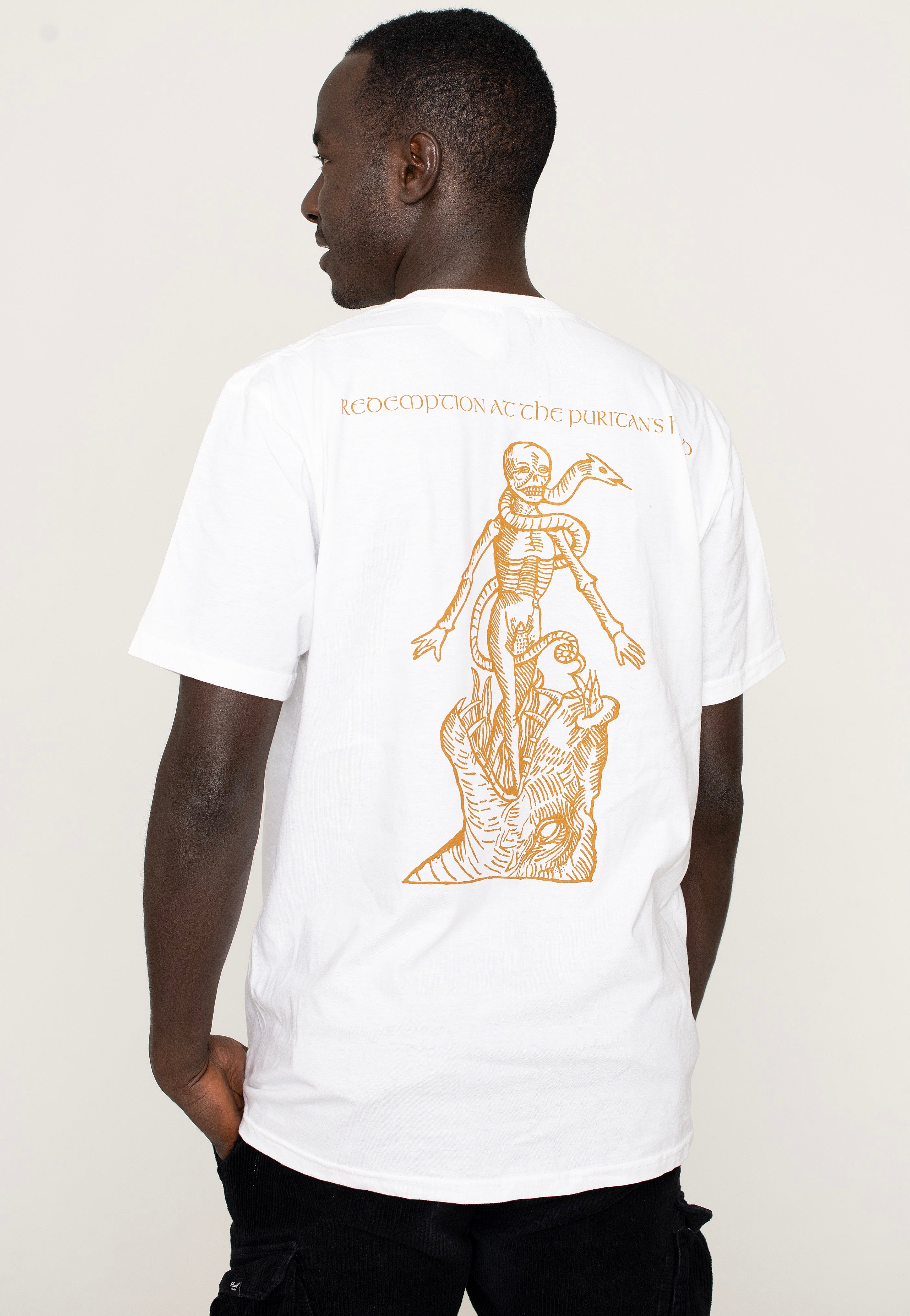 Primordial - Redemption At The Puritans Hand White - T-Shirt Buy Online Cheap Pice