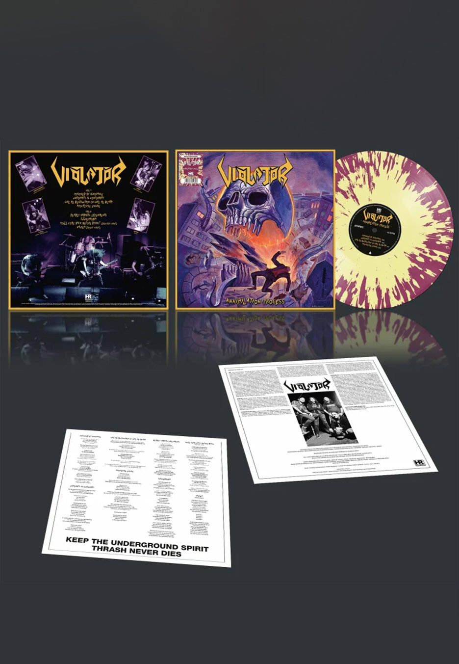 Violator - Annihilation Process Ltd. Purple w/ Yellow - Splattered Vinyl Discount Wiki