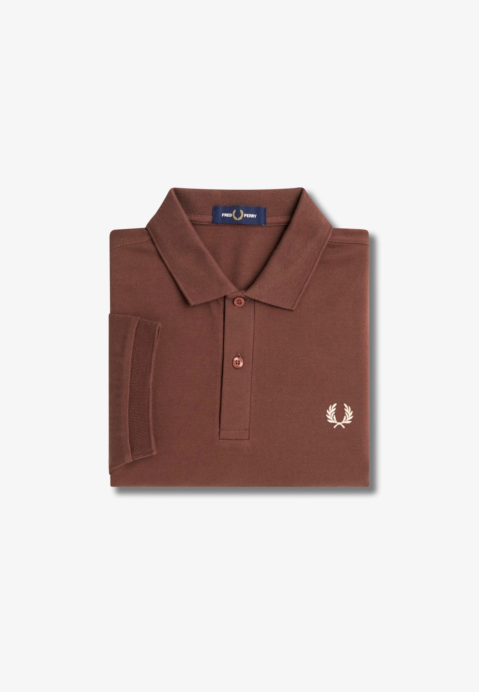 Fred Perry - Plain Whisky Brown/Porridge Marl - Polo Recommend Sale Online