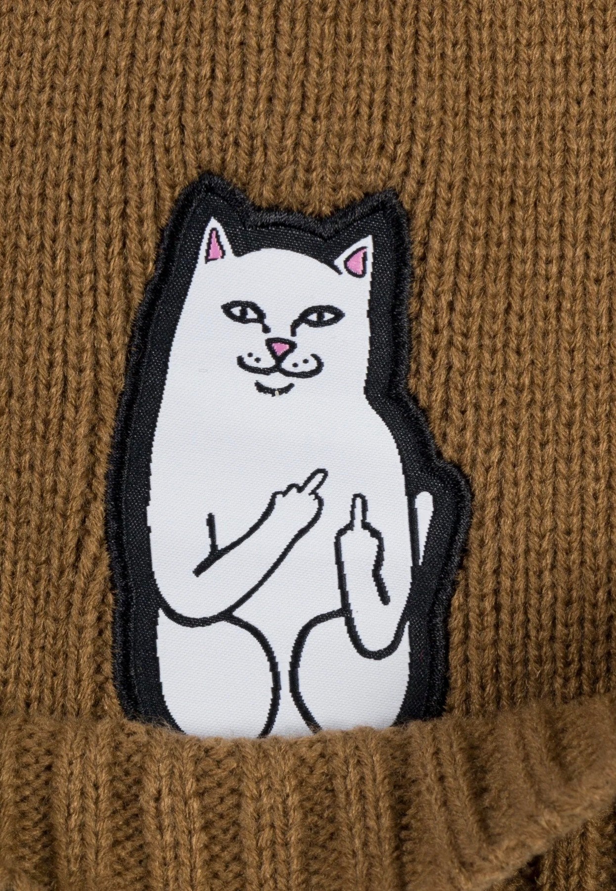 RIPNDIP - Lord Nermal Brown - Beanie With Mastercard Cheap Online