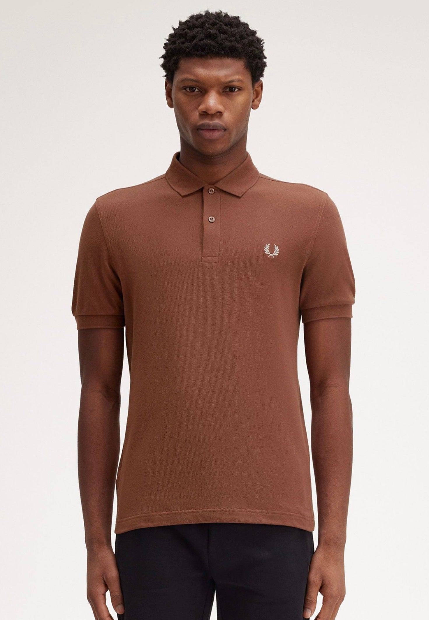 Fred Perry - Plain Whisky Brown/Porridge Marl - Polo Recommend Sale Online