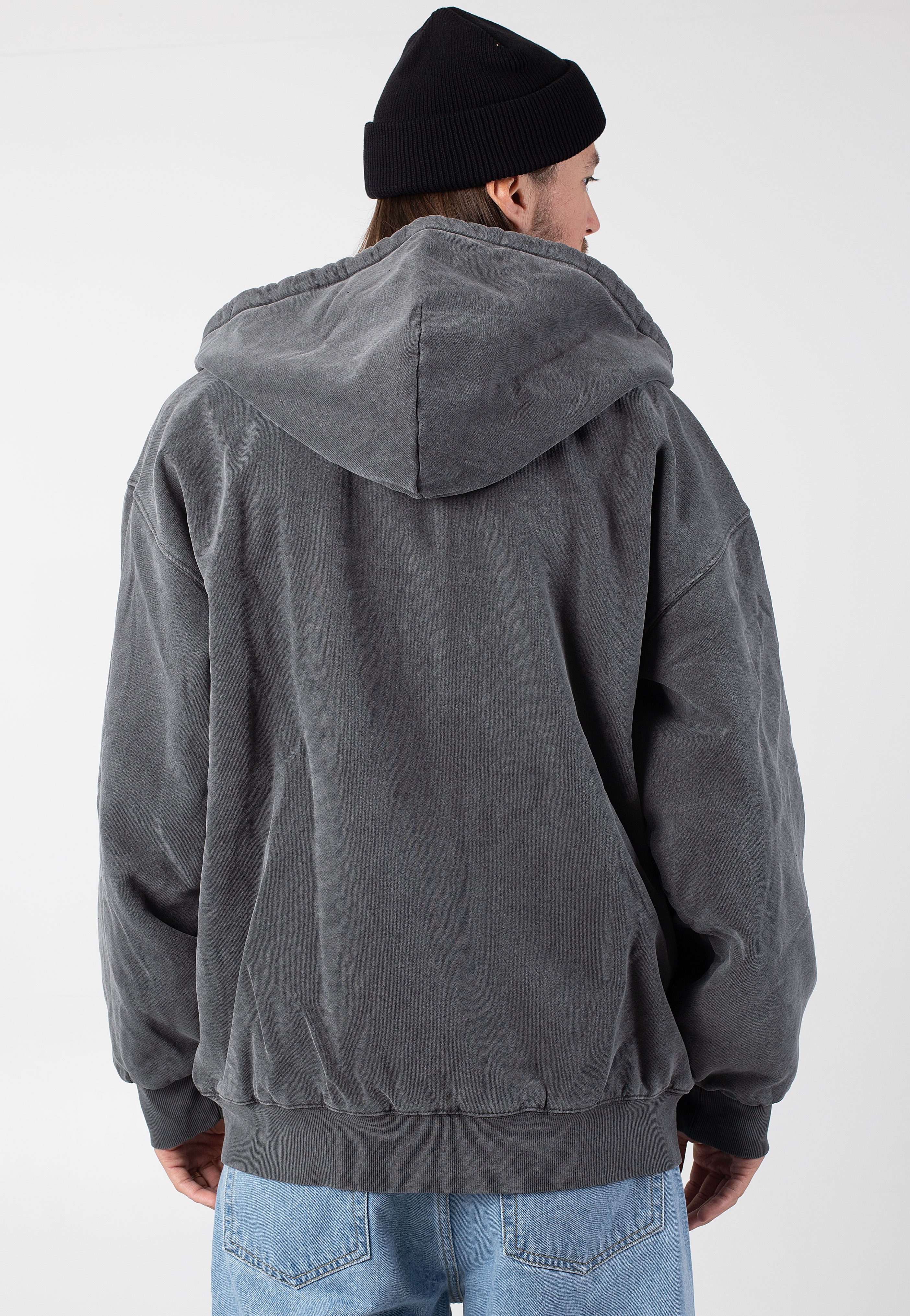 Carhartt WIP - Hooded Vista Garment Dyed Graphite - Jacket 2025 New Sale Online