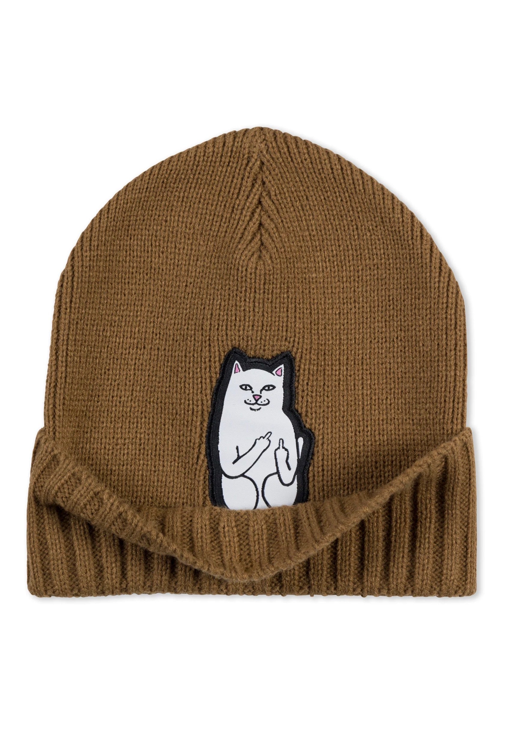 RIPNDIP - Lord Nermal Brown - Beanie With Mastercard Cheap Online