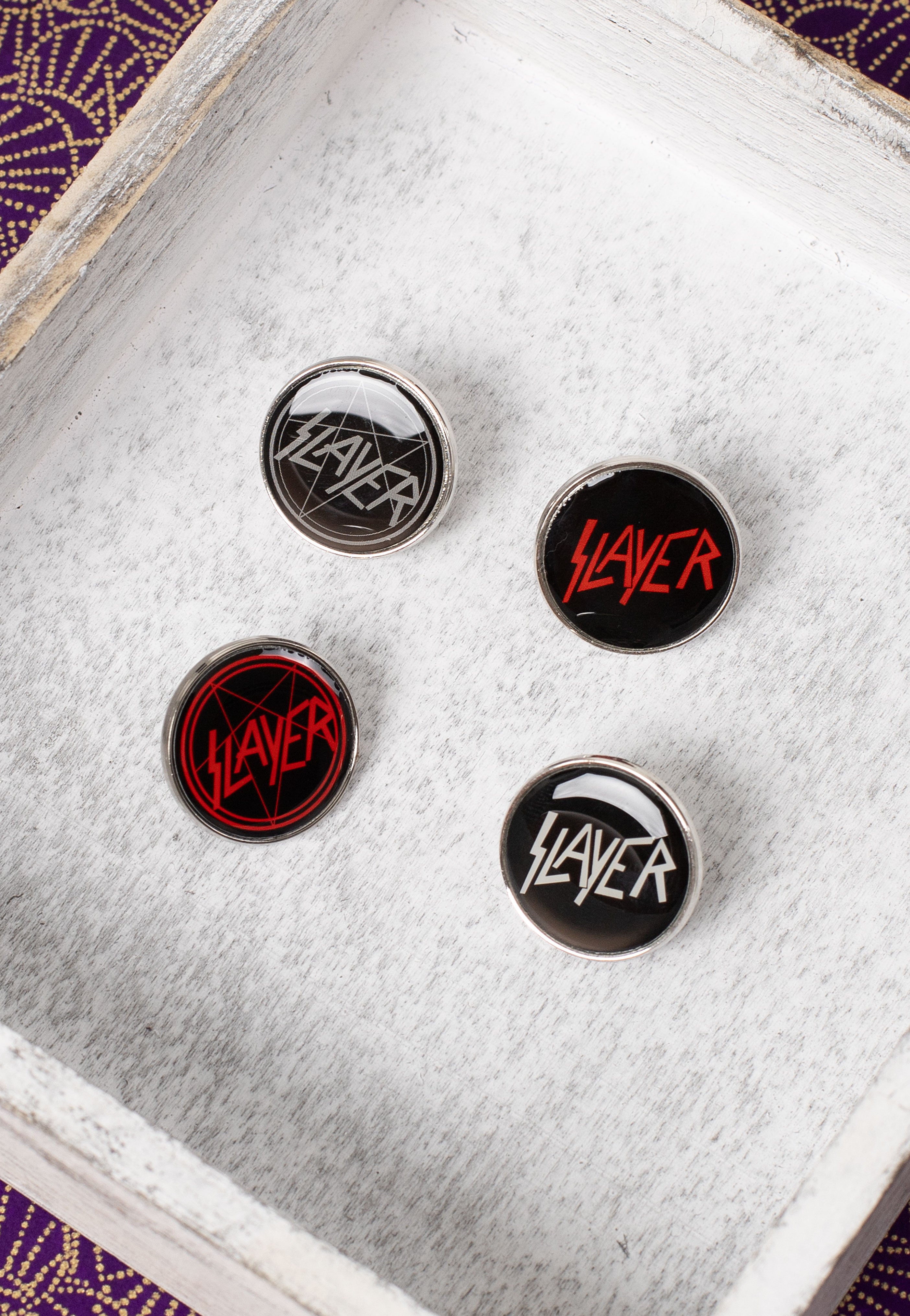 Wildcat x Slayer - Doming Set - Pin Free Shipping Fake