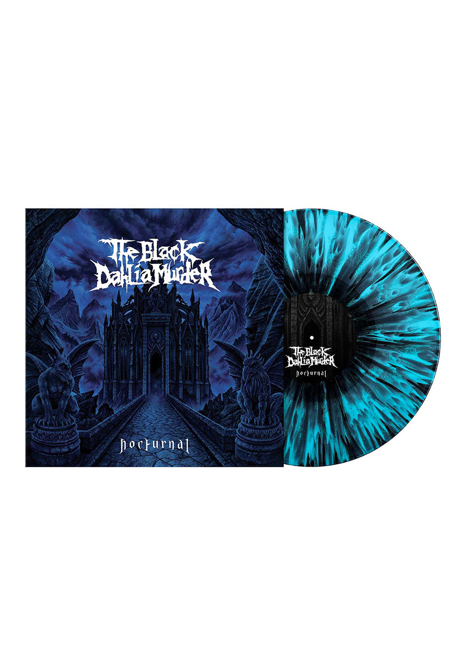 The Black Dahlia Murder - Nocturnal Ltd. Turquoise w/ Black - Splattered Vinyl Wholesale Pice For Sale