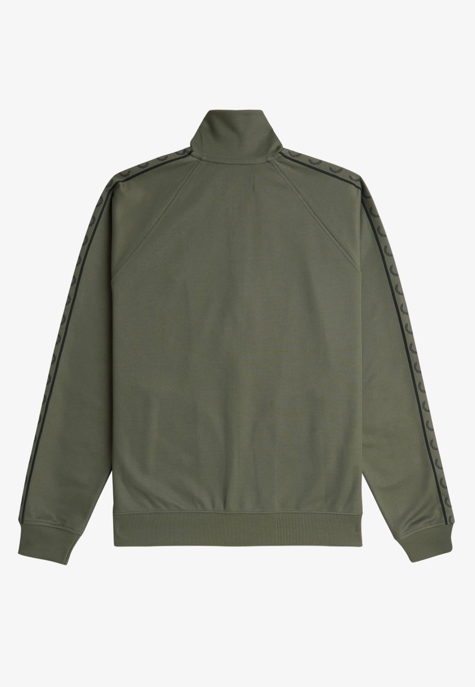 Fred Perry - Contrast Tape Track Laurel Wreath Green/Night Green - Track Jacket Cheap Best Sale