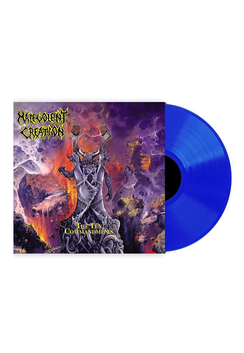 Malevolent Creation - Ten Command Ltd. Blue - Colored Vinyl How Much For Sale