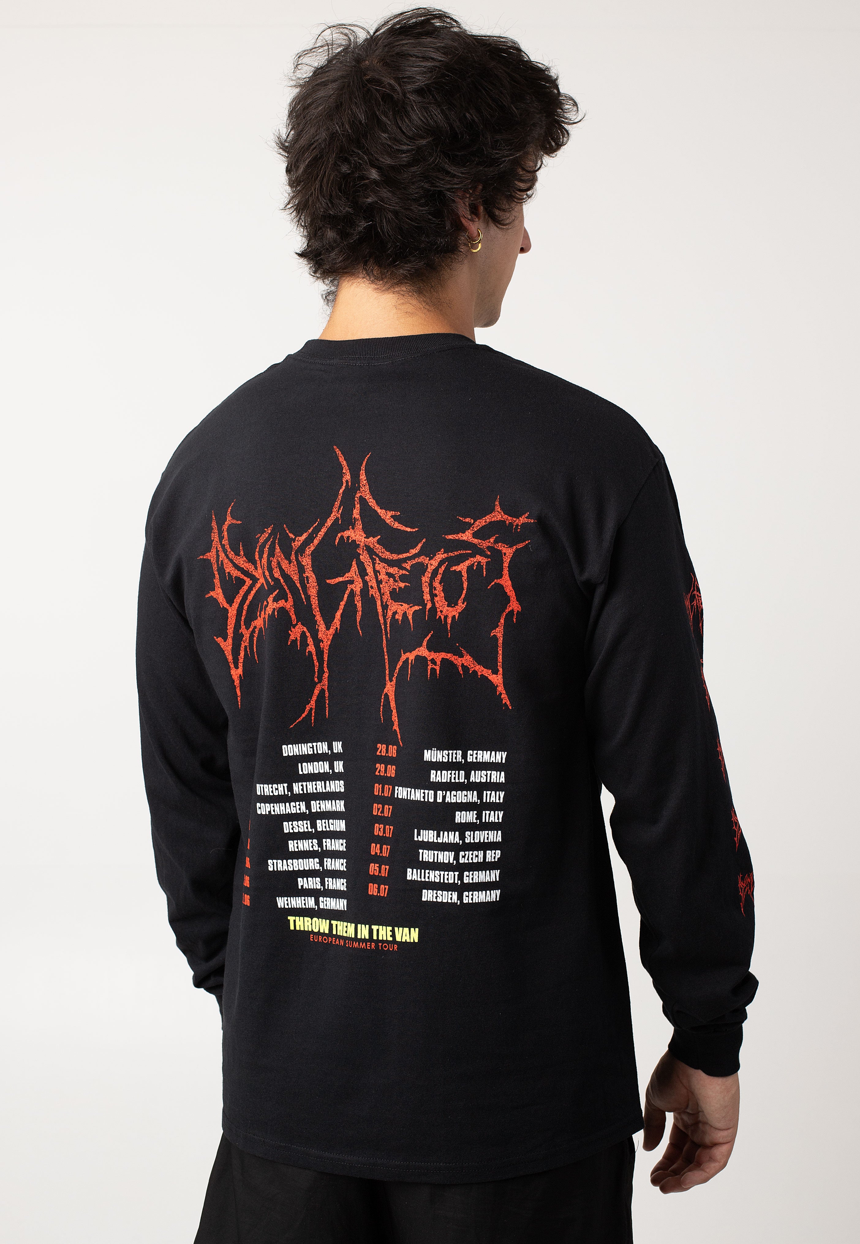 Dying Fetus - Throw Them In The Van Tour - Longsleeve View Cheap Online