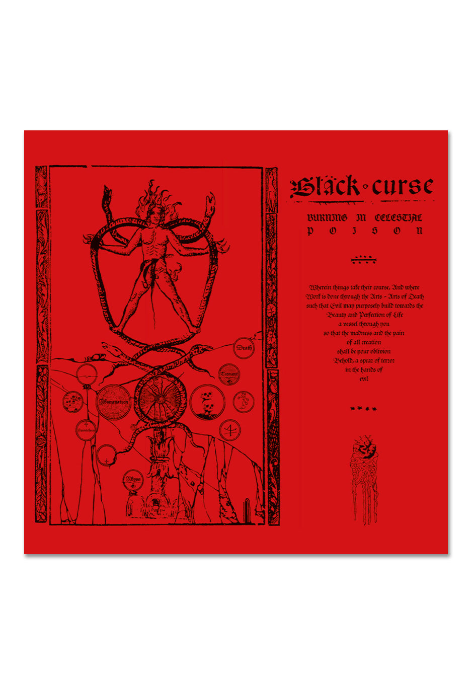 Black Curse - Burning In Celestial Poison - Digipak CD Buy Cheap Official Site