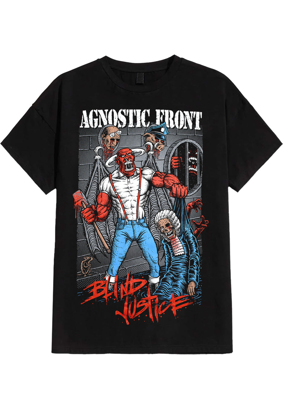 Agnostic Front - Blind Justice - T-Shirt Free Shipping Pick A Best