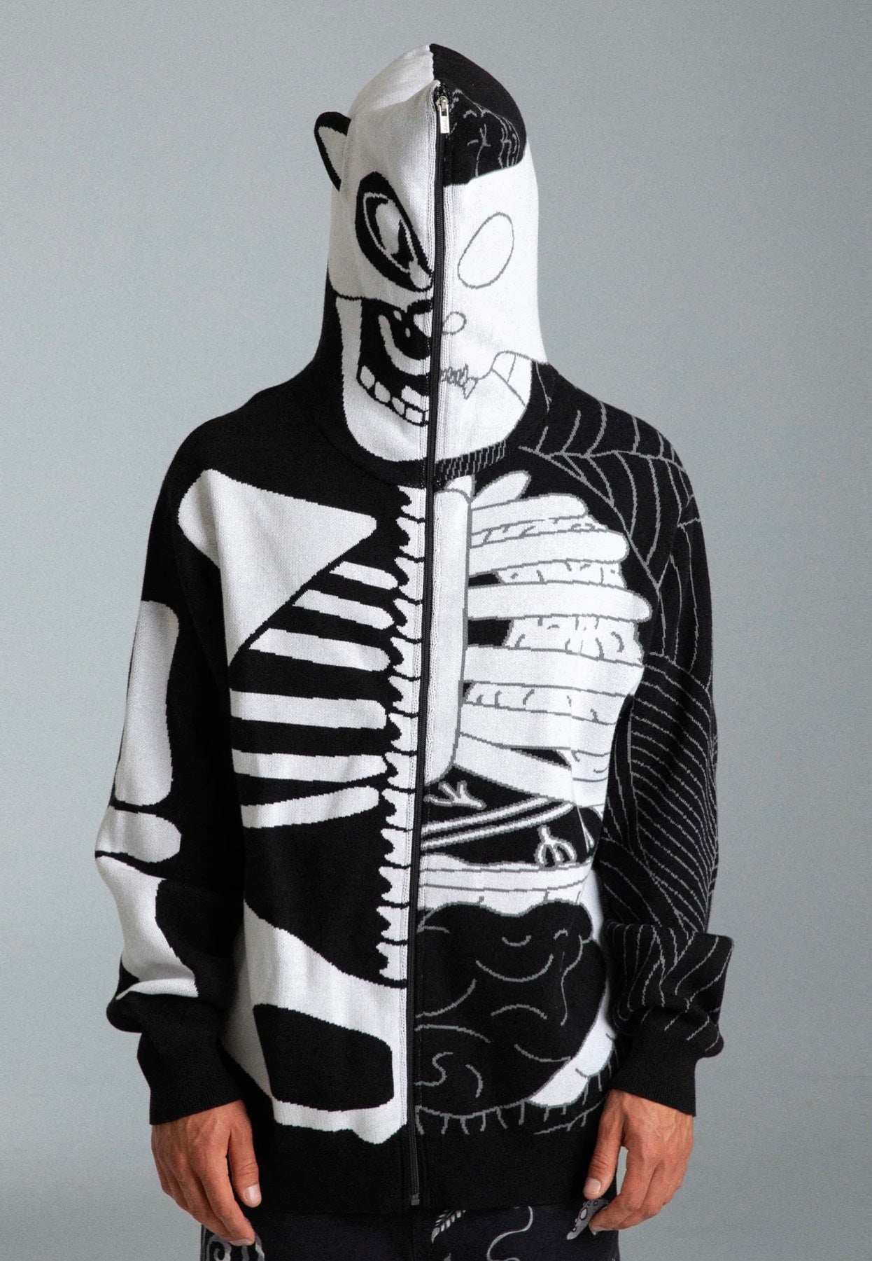 RIPNDIP - Skelly Nerm Black/White - Zipper Sale 2025 Unisex