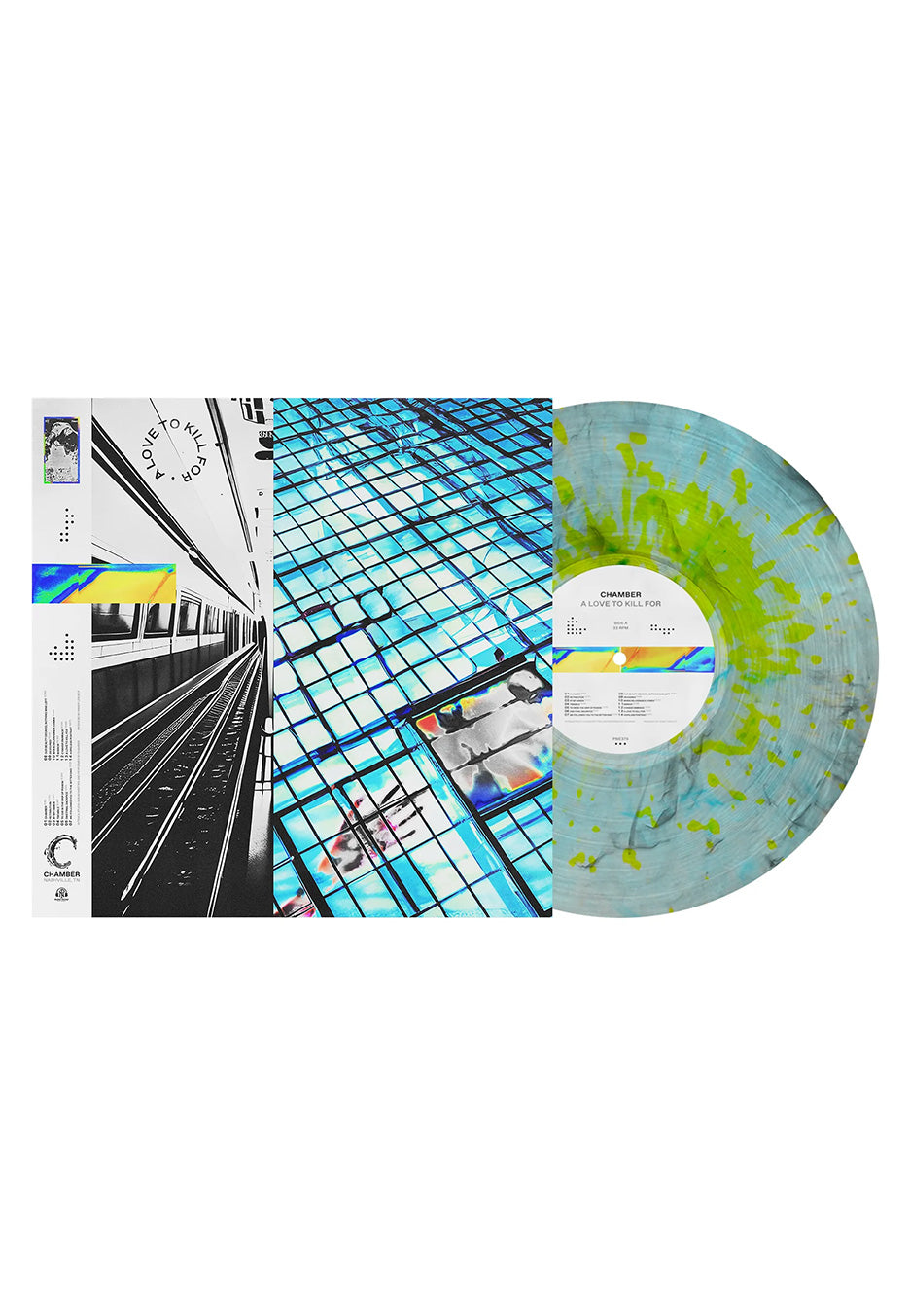 Chamber - A Love To Kill For Clear w/ Black & Blue Smoke w/ Yellow - Splattered Vinyl Outlet 2025 Unisex