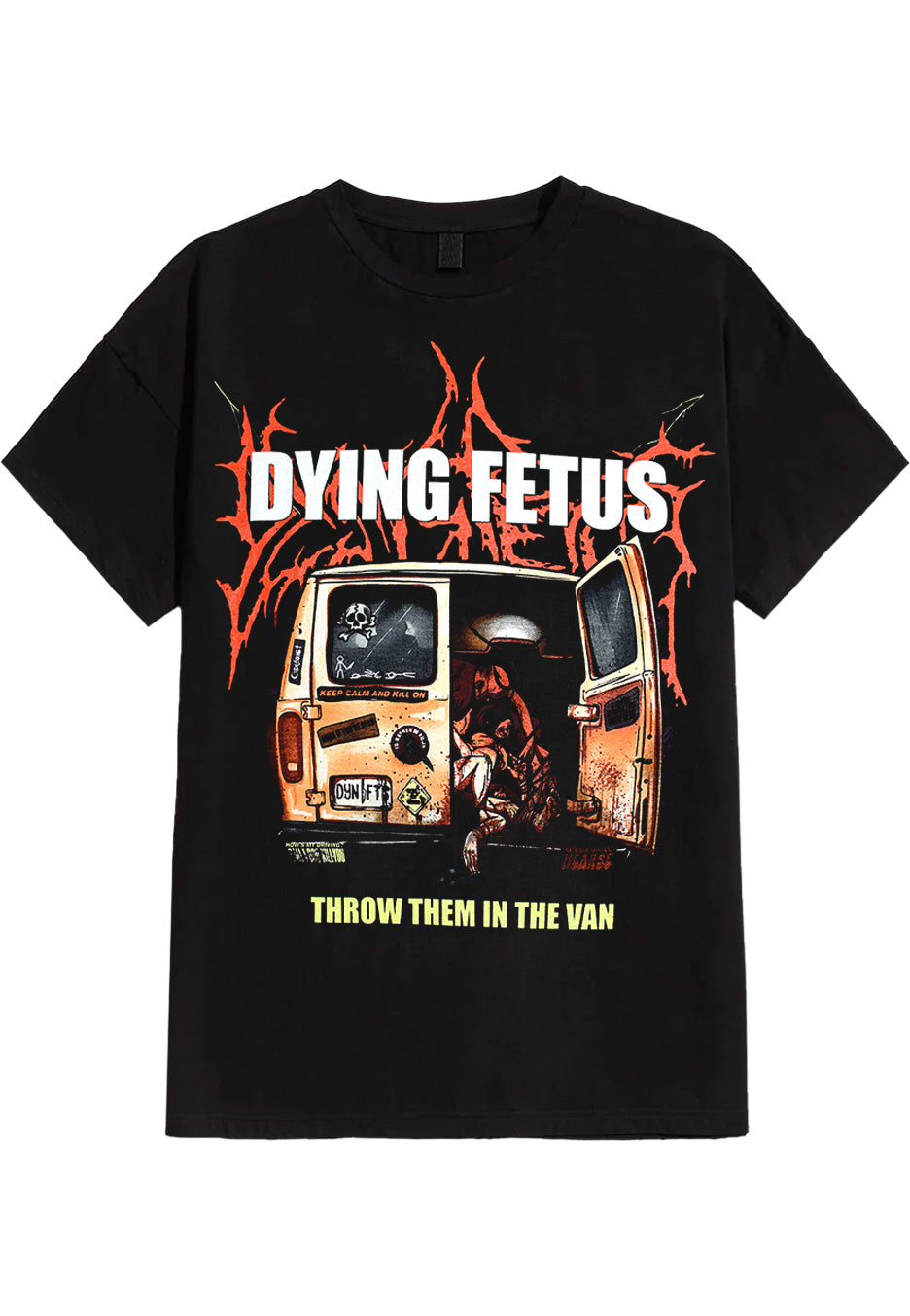 Dying Fetus - Throw Them In The Van Tour - T-Shirt Clearance Exclusive